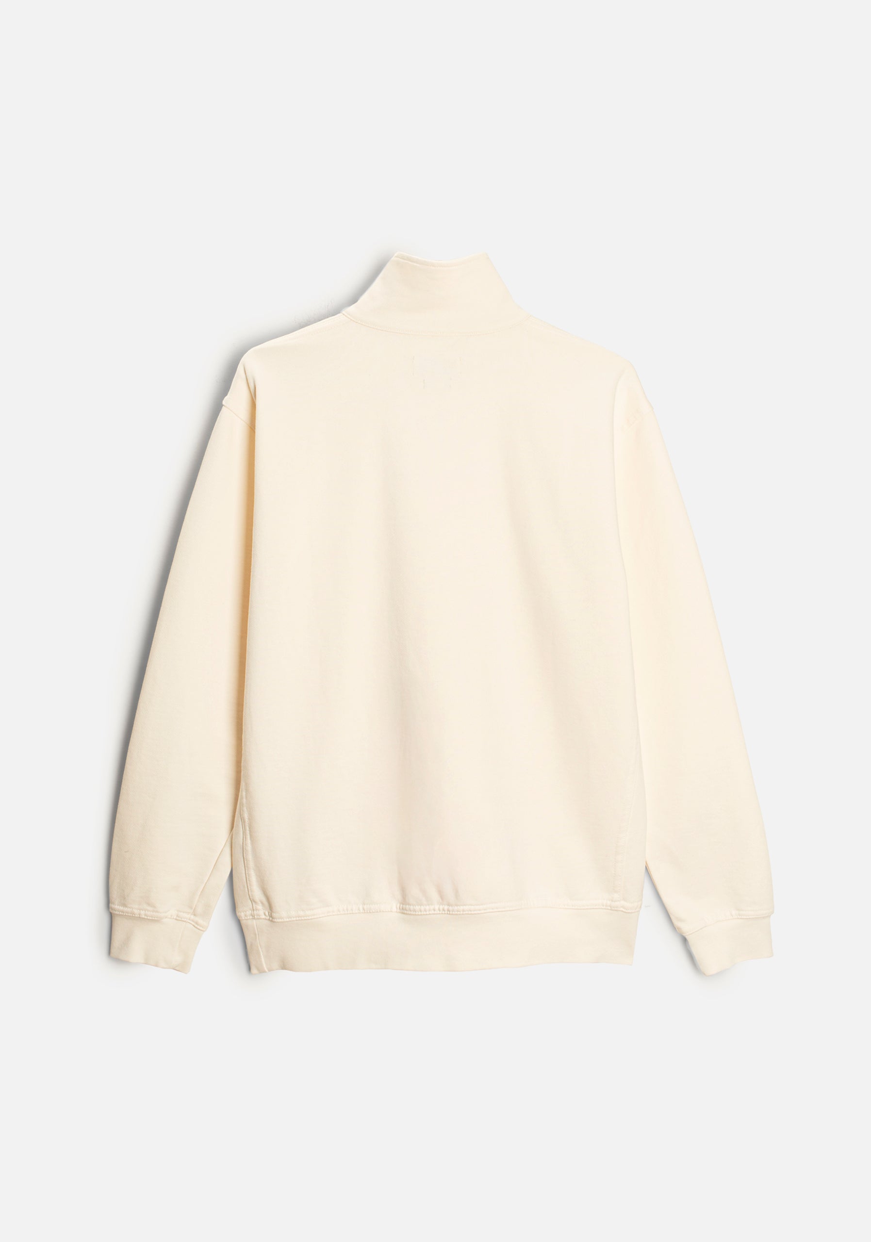 Oliver Ivory Half Zip Sweatshirt