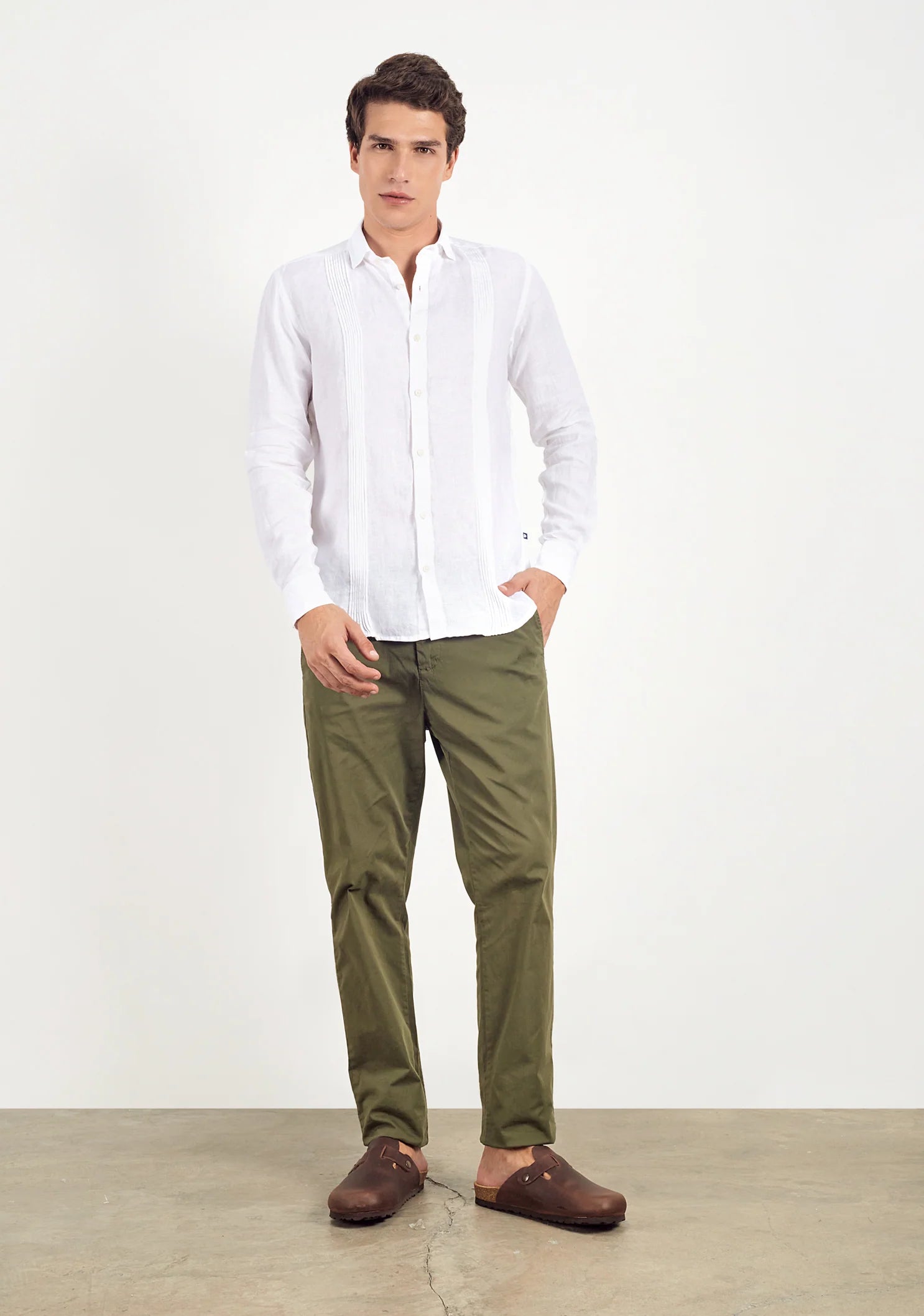 Linen Guayabera Cachao Shirt