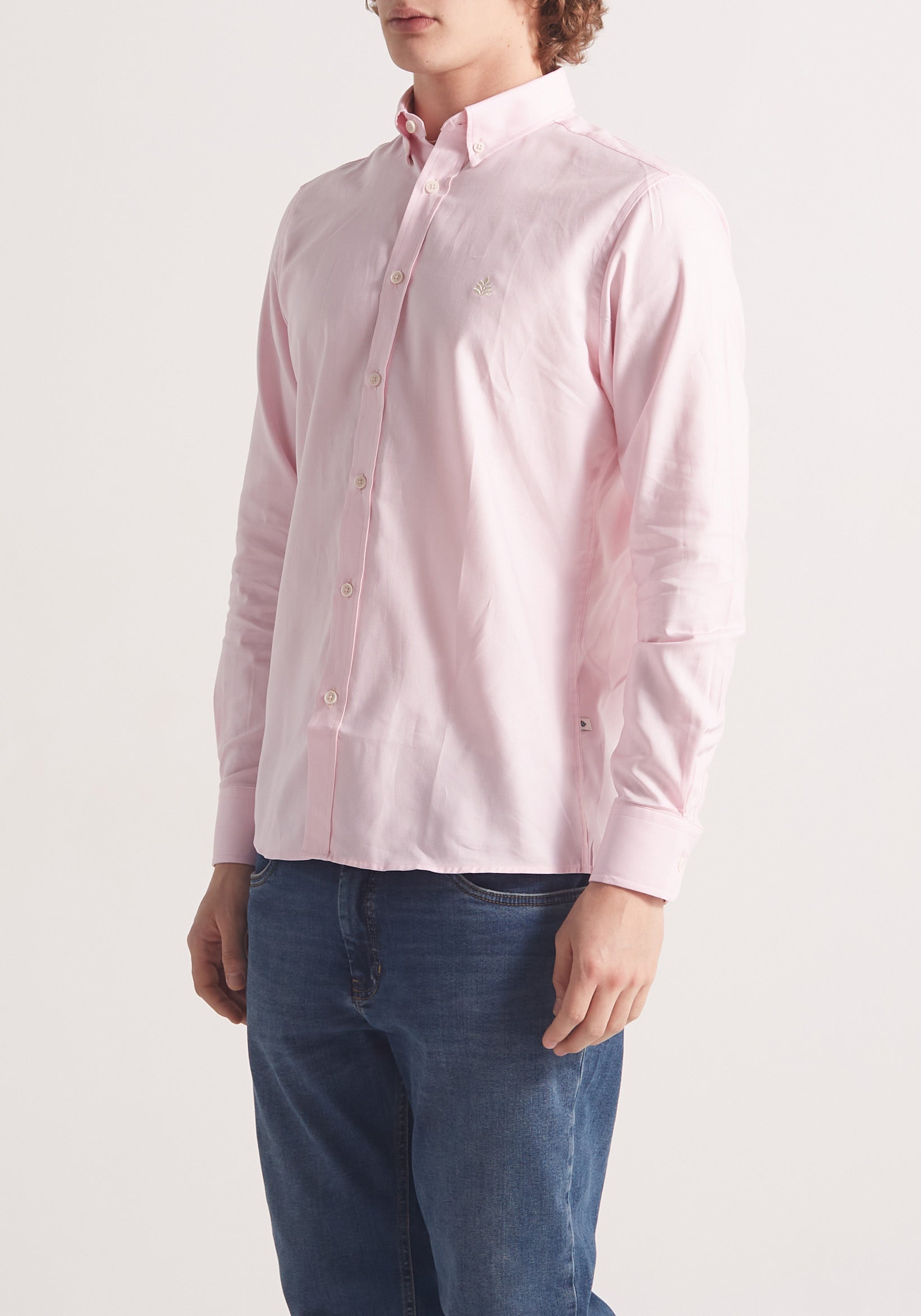 Whitman Pink Button Down Collar Shirt