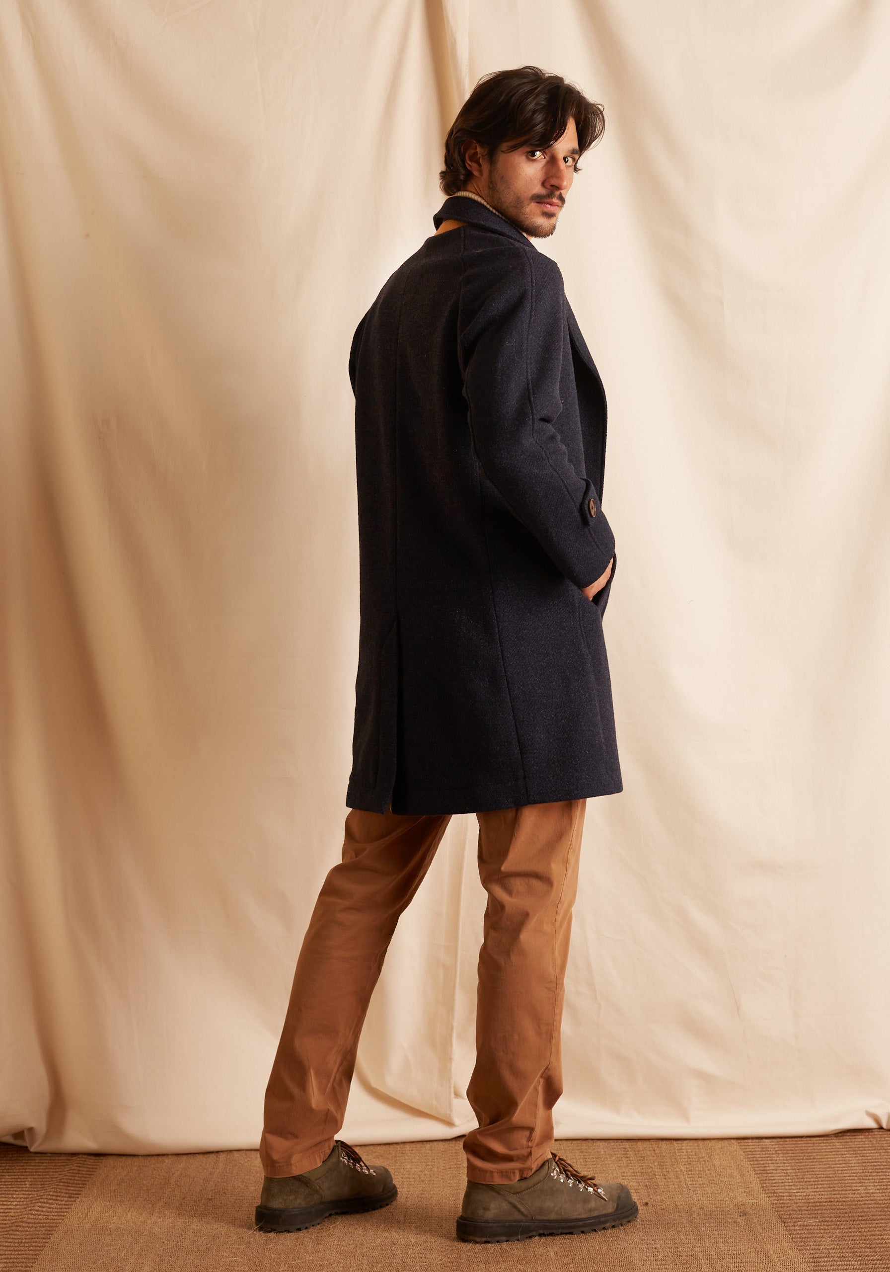 Candance Dark Blue Coat
