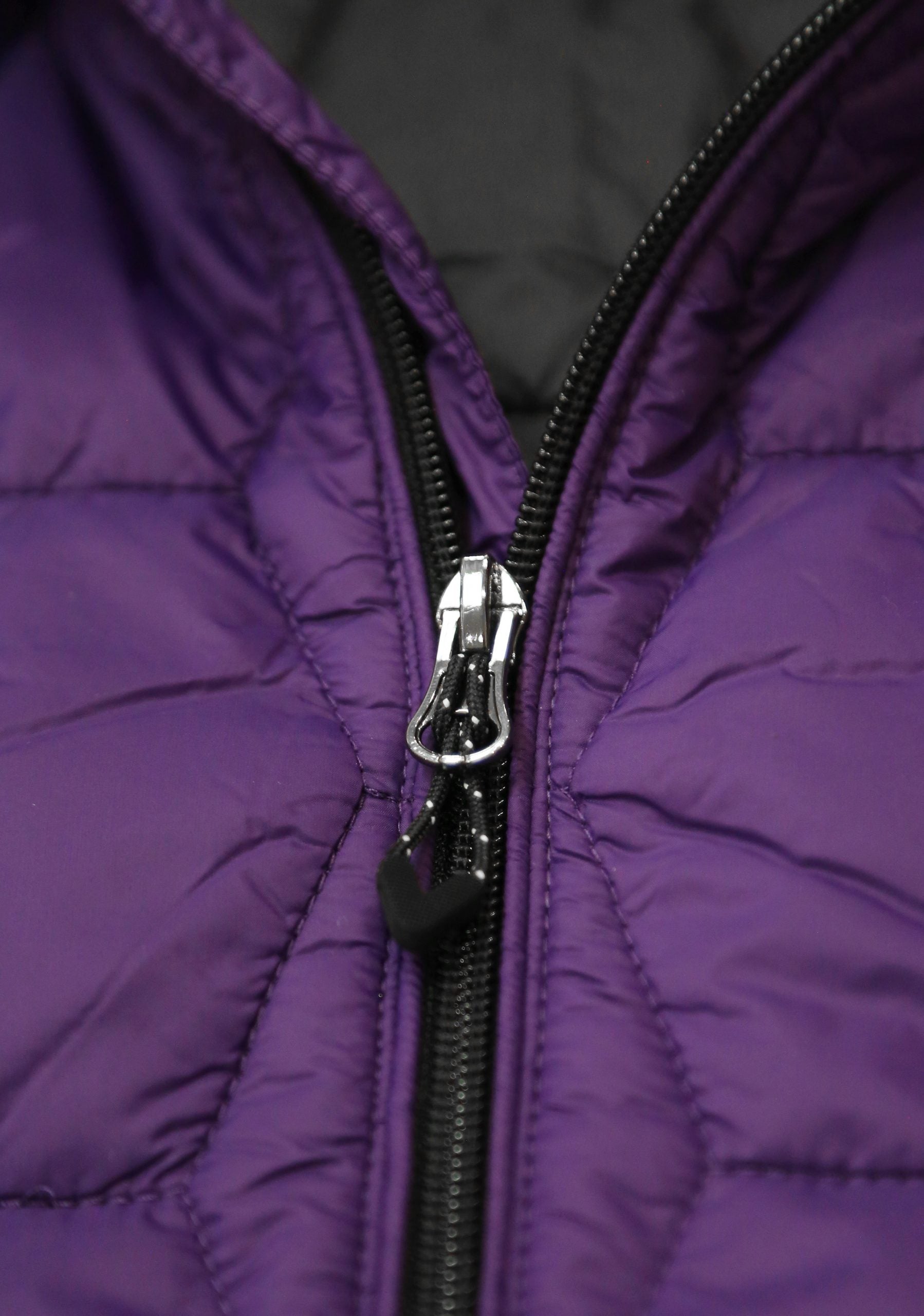 jacket Padding Hexágonos Morada