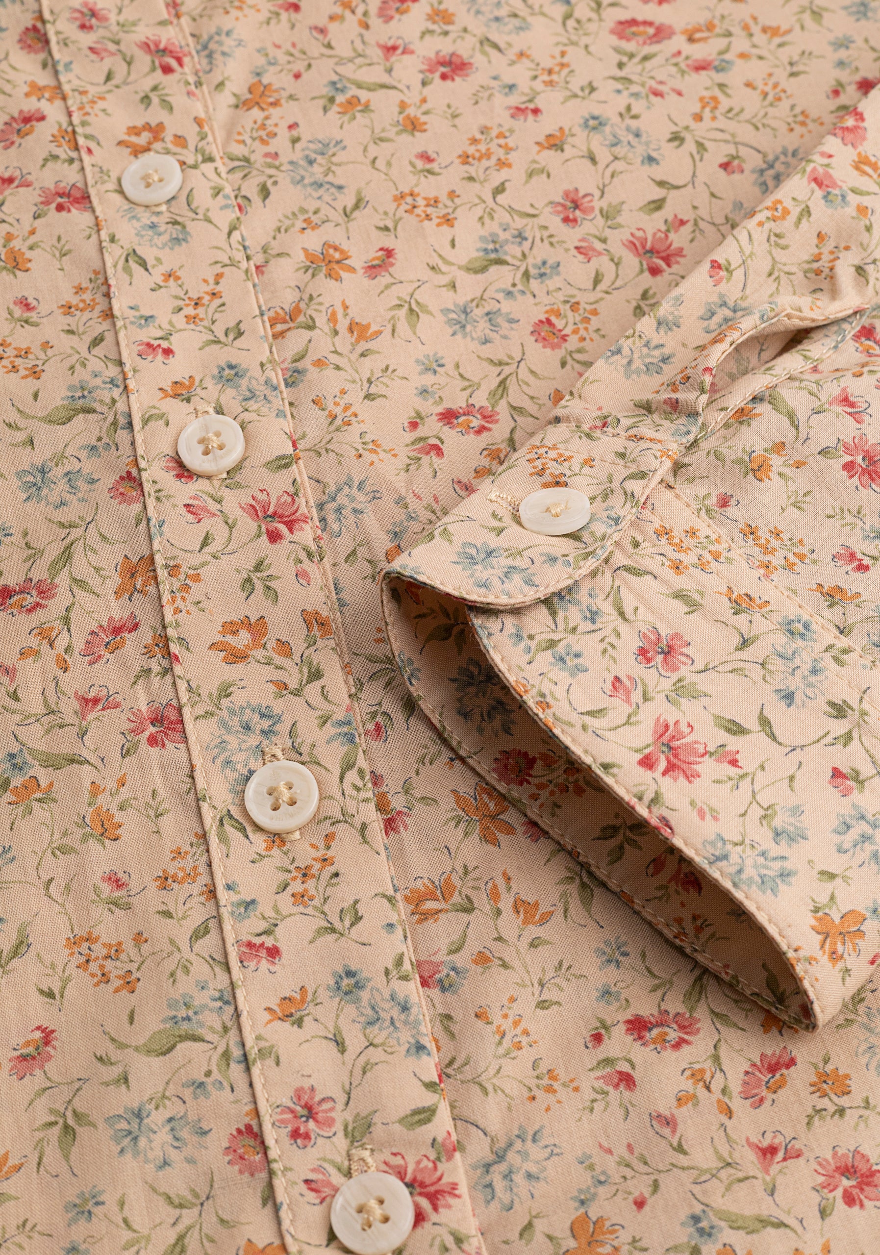 Shirt Allegra fd Ivory Est Flower Blue