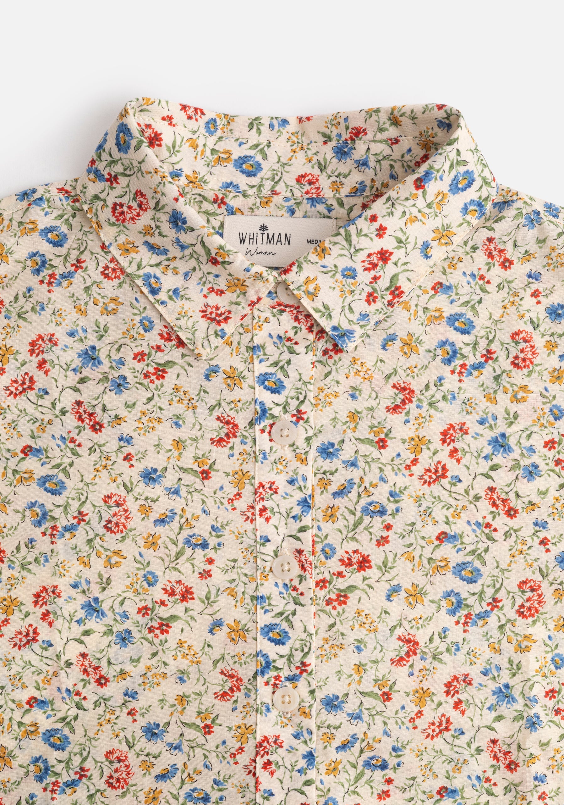 Shirt Allegra fd Ivory Est Flor Blue