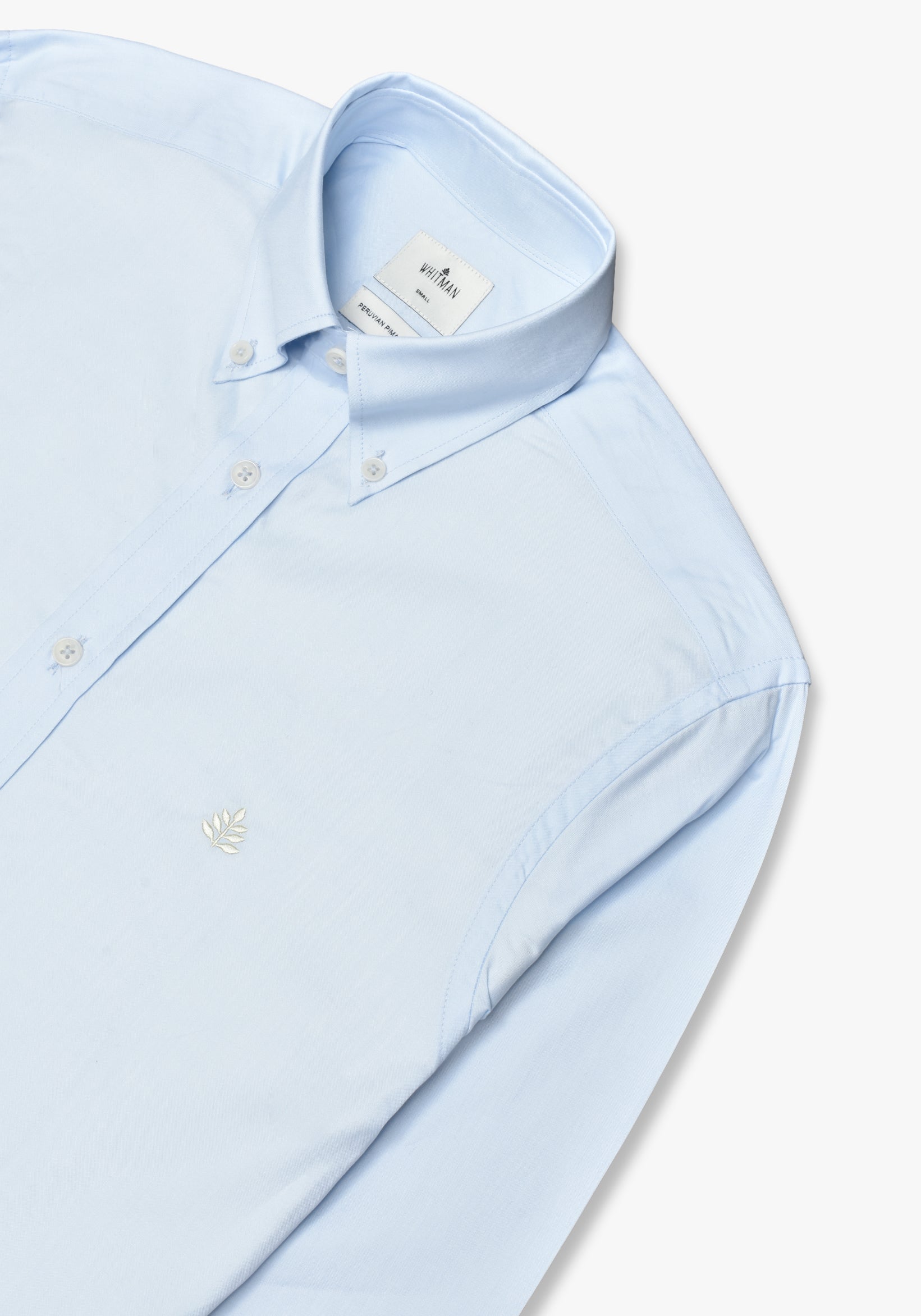 Light Blue Button Down Collared Shirt L-Mar