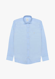 Light Blue Shirt French Collar L-Mar
