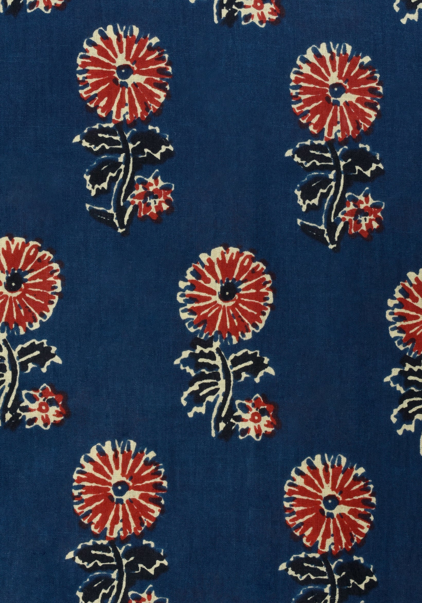 Bangalore Flowers Blue/Red Shirt