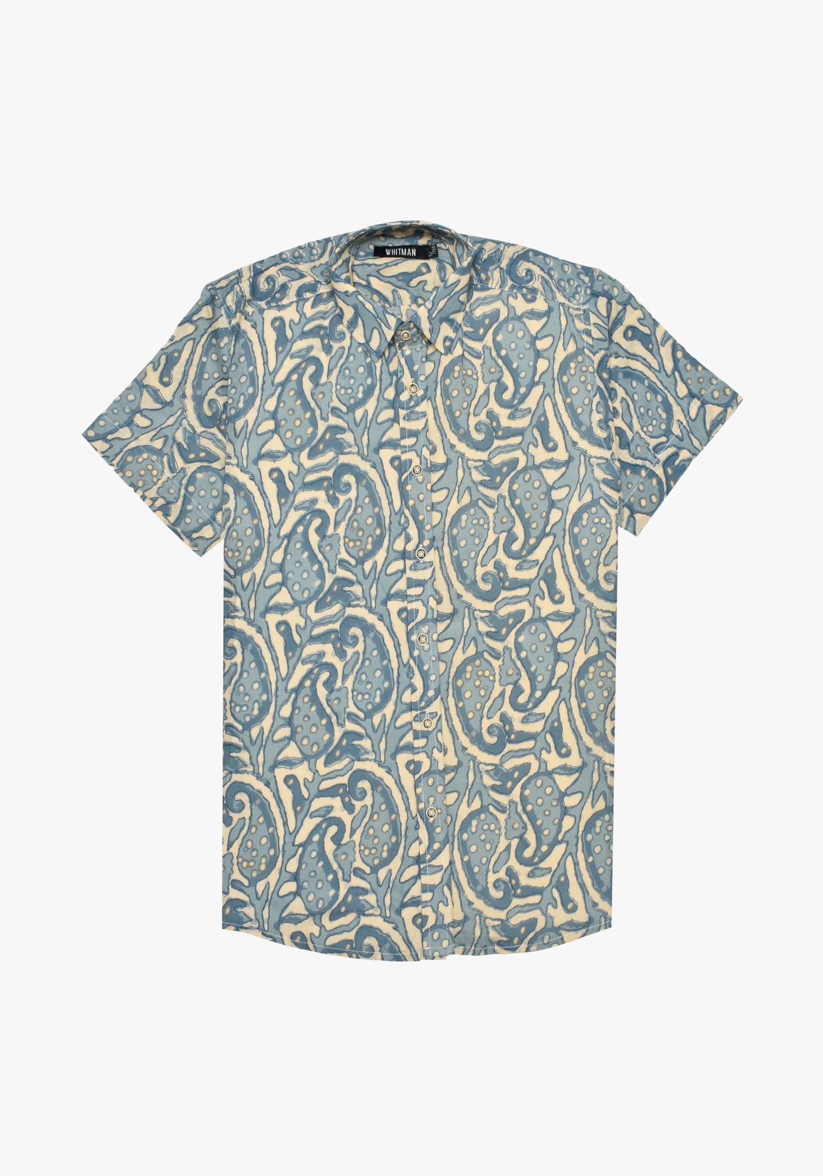 Bangalore Flowers Beige/Green Shirt