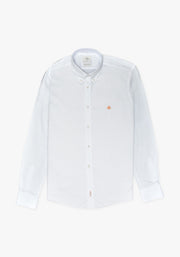 White Shirt Button Down Collar L-Nar