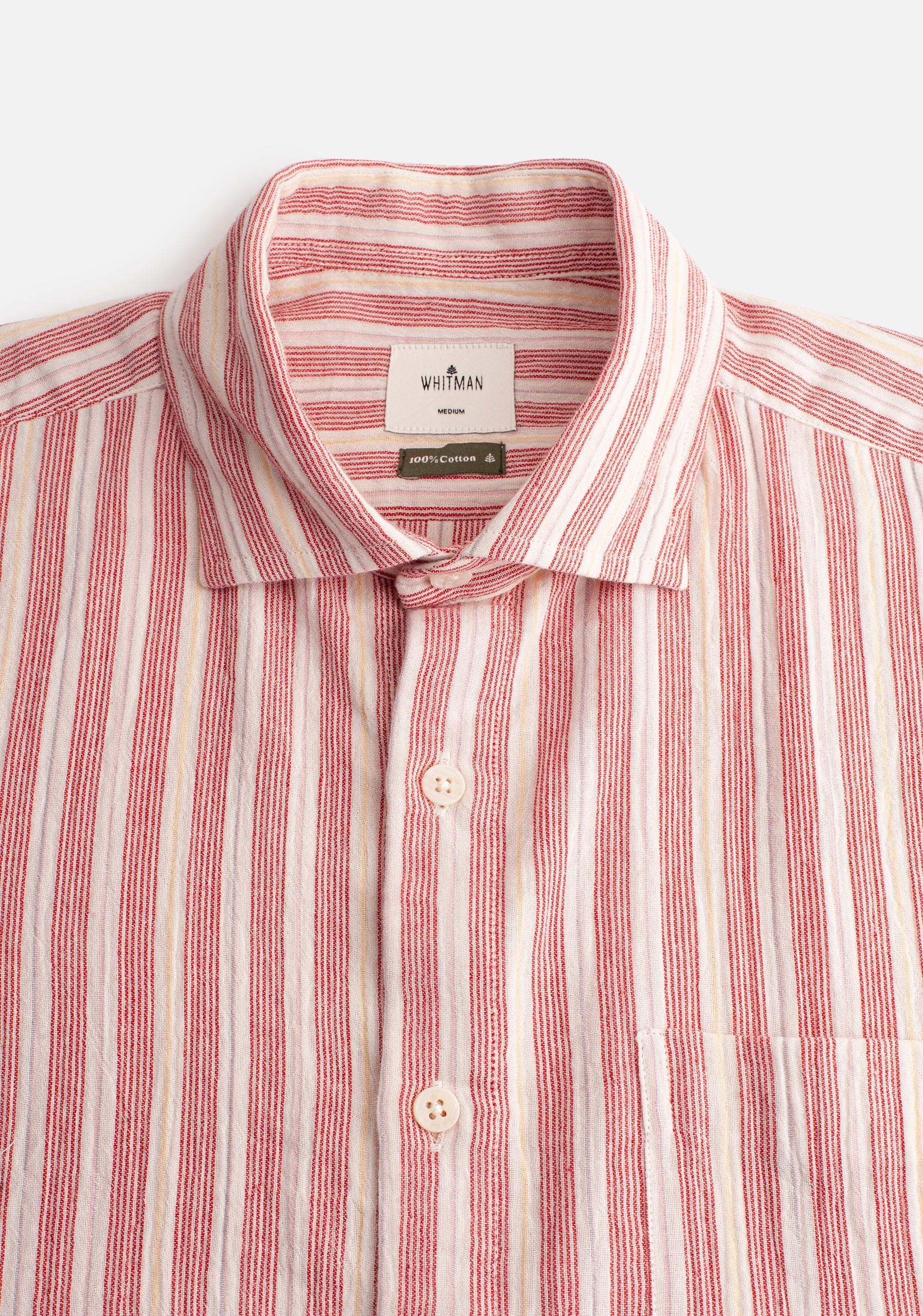 Shirt CF Owen Bols Red Stripes - Ivory