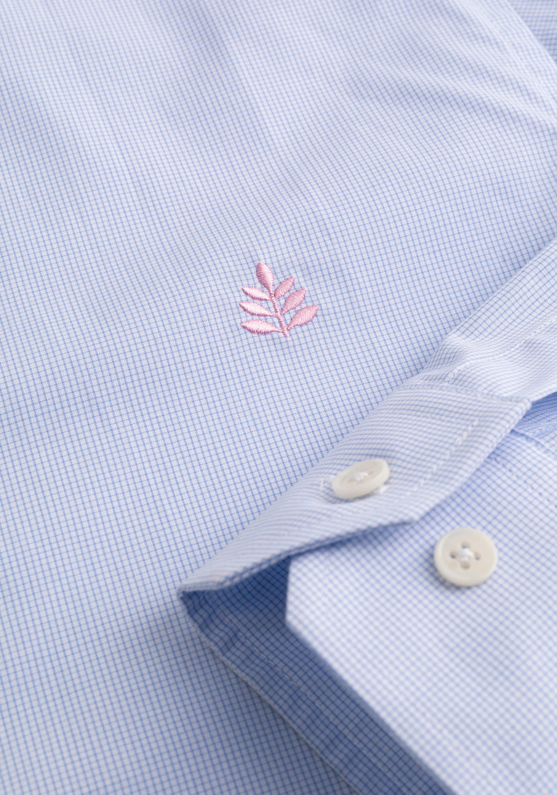 Checked Shirt Peq. Blue - White CF L-Ros