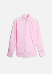 Small Pink Plaid Shirt - White CBD L-Mar