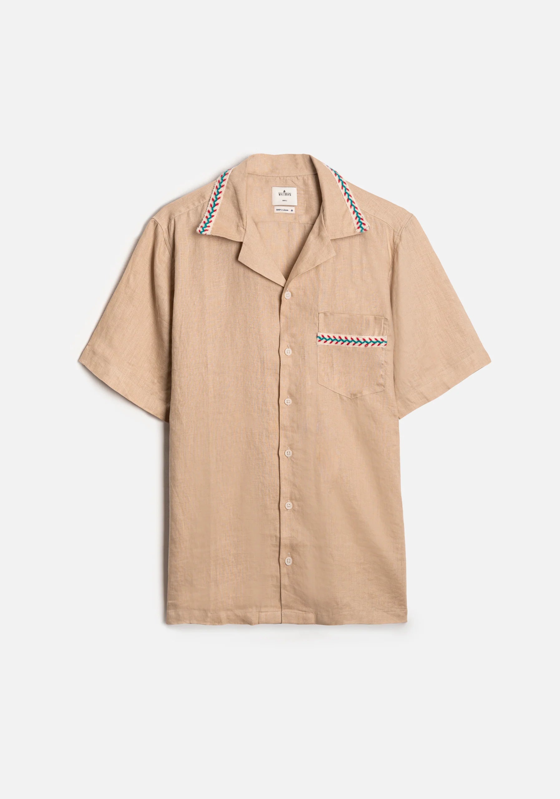 APL Camel Linen Cuban Shirt