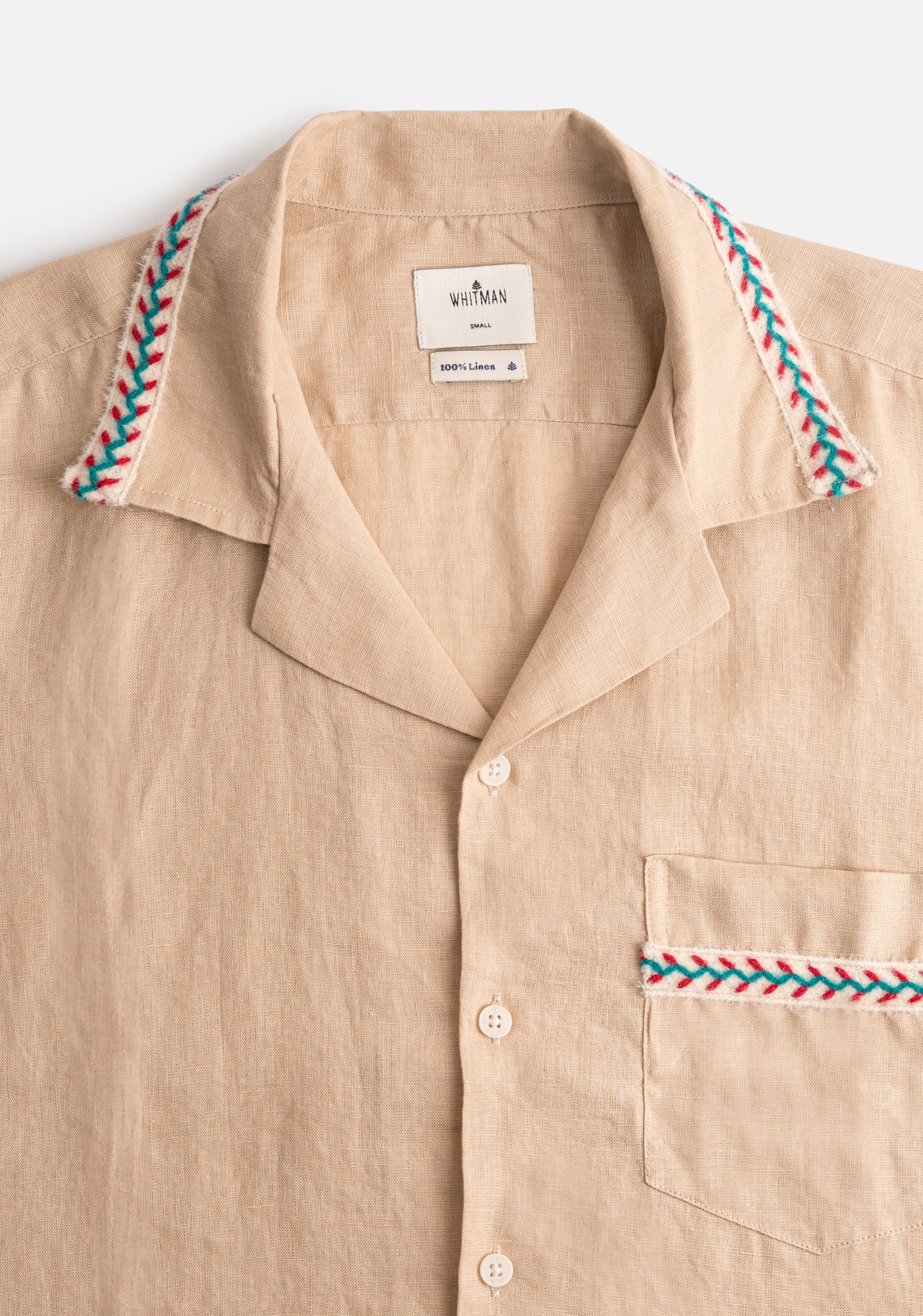 APL Camel Linen Cuban Shirt