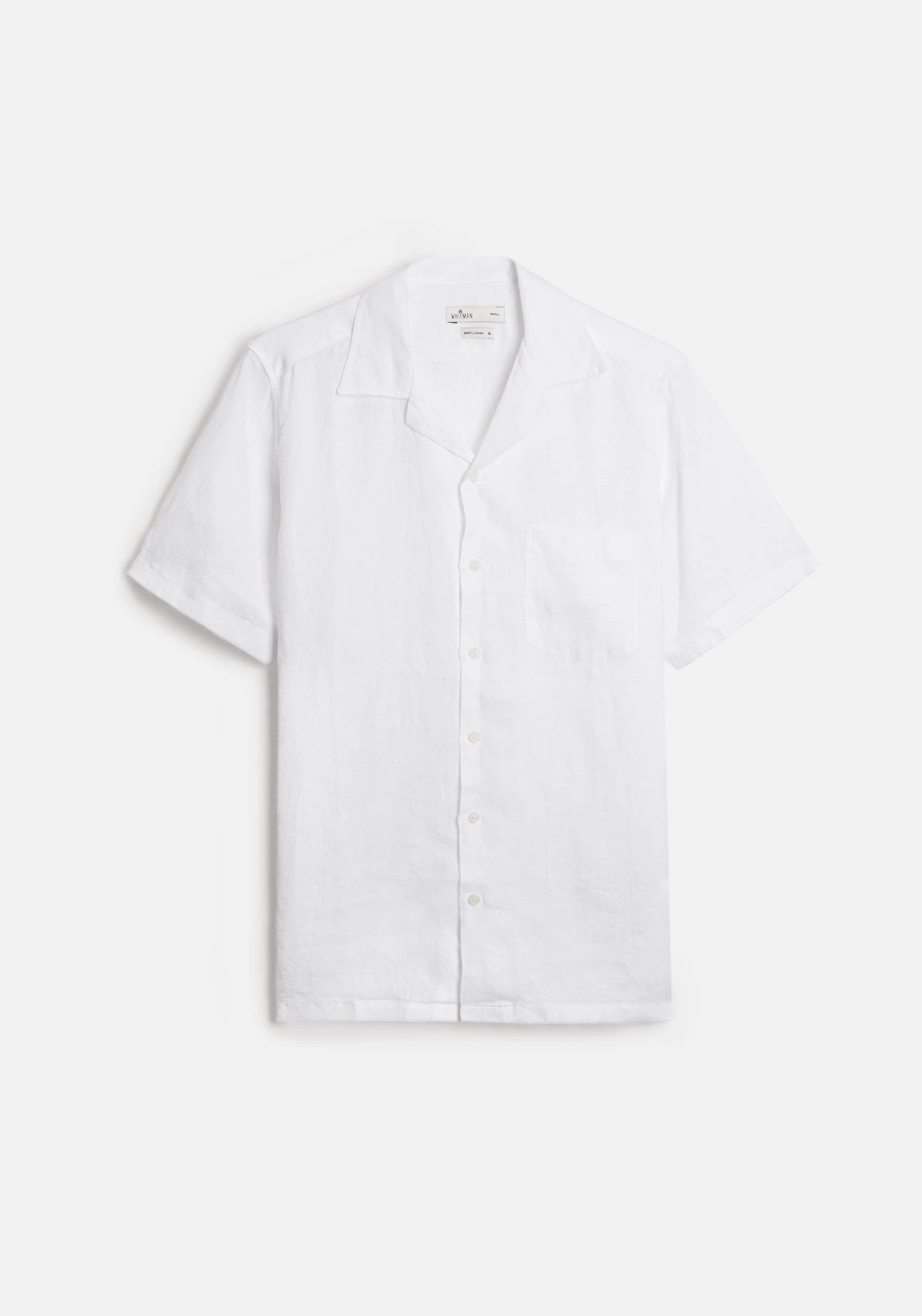 White Linen Cuban Shirt