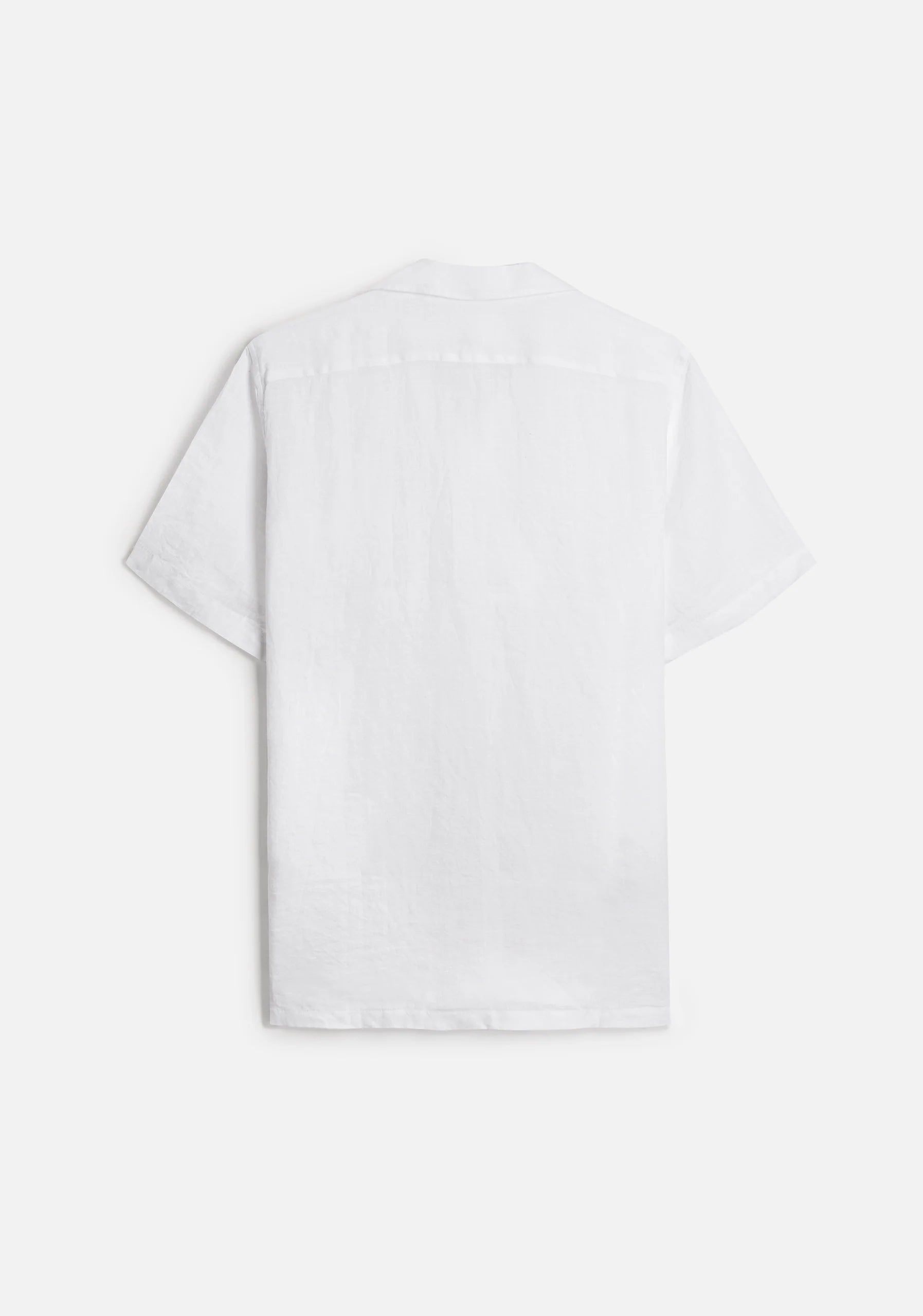 White Linen Cuban Shirt
