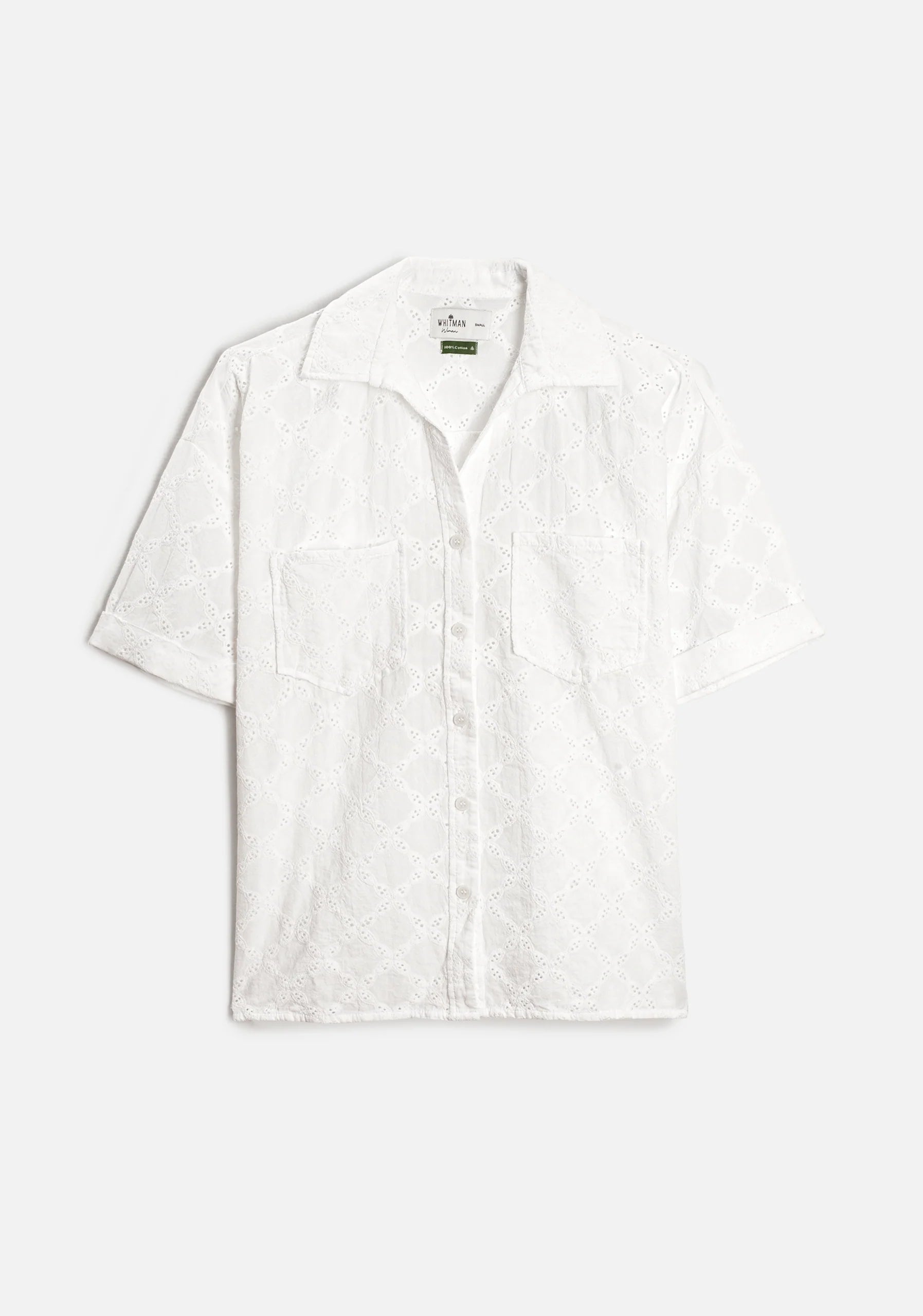 Cuban Shirt Ojal. Kay White