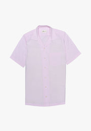 Paros Cuban Shirt Light Pink Stripes