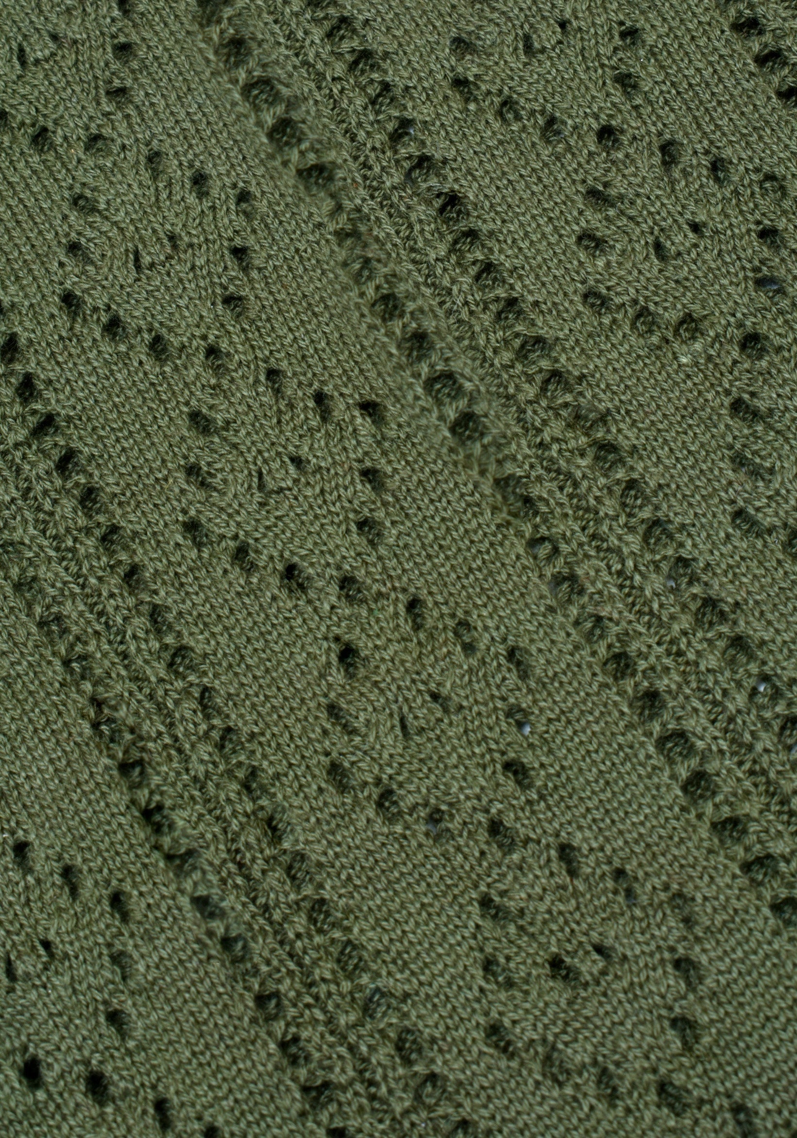 Green Open Weave Cuban Shirt