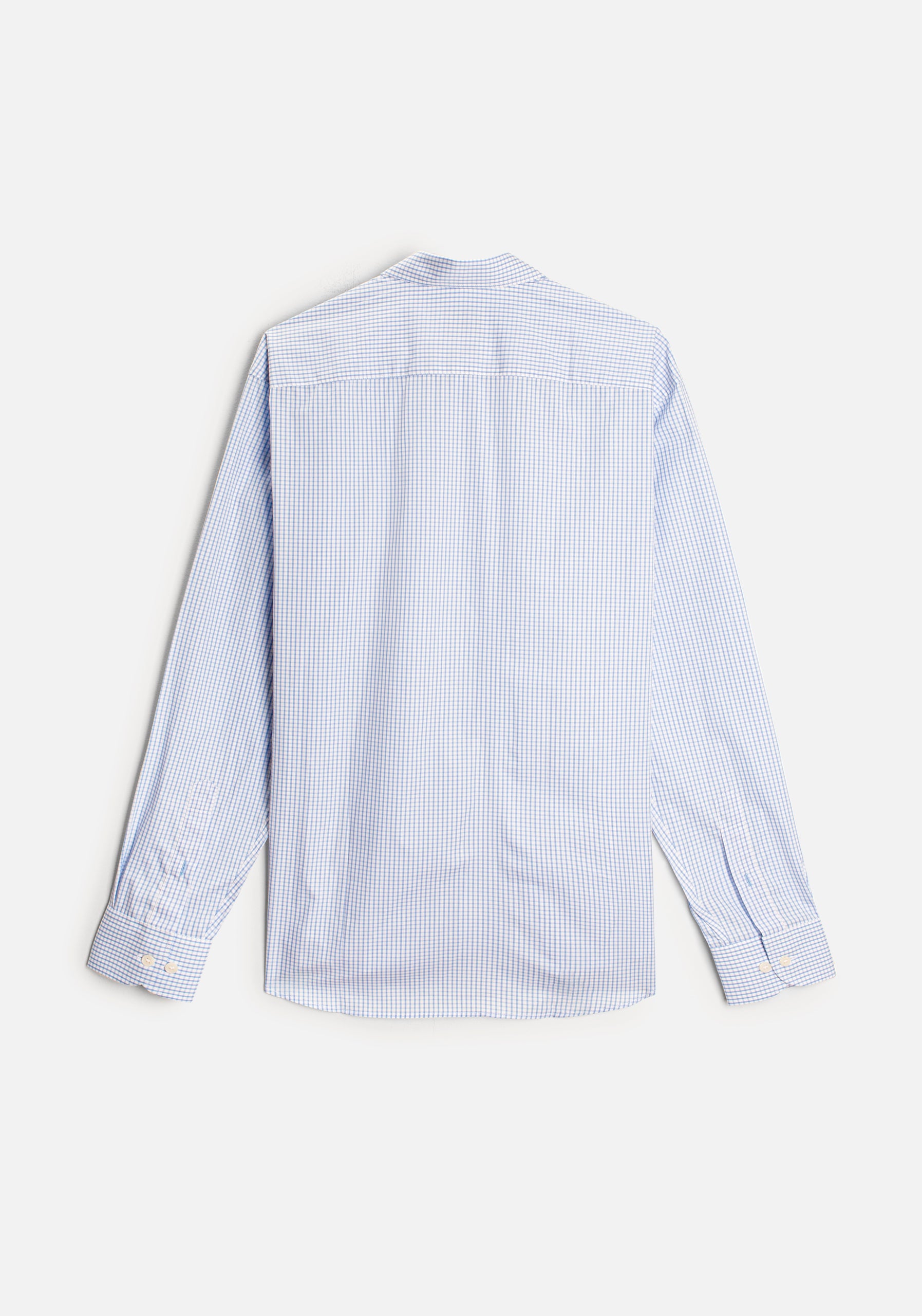 H CBD Checkered Shirt GRD L-Atn Light Blue