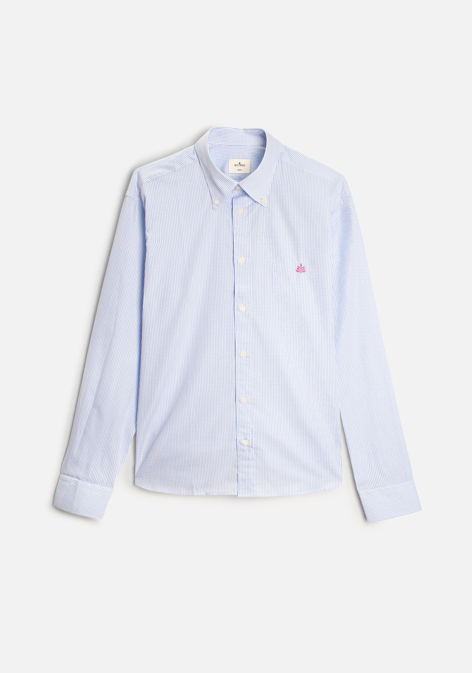 H CBD Checkered Shirt L-Fuc Medium Blue