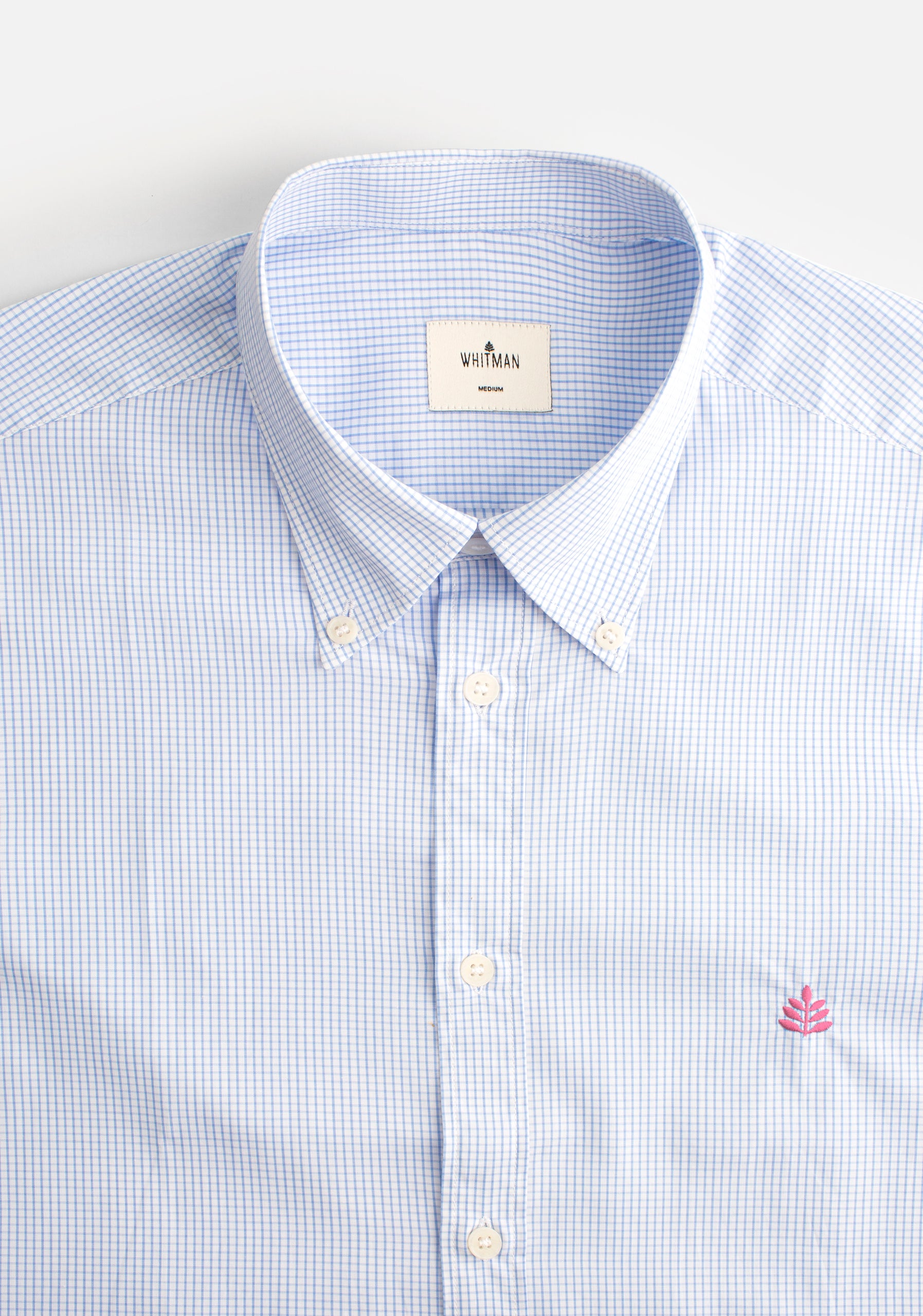 H CBD Checkered Shirt L-Fuc Medium Blue