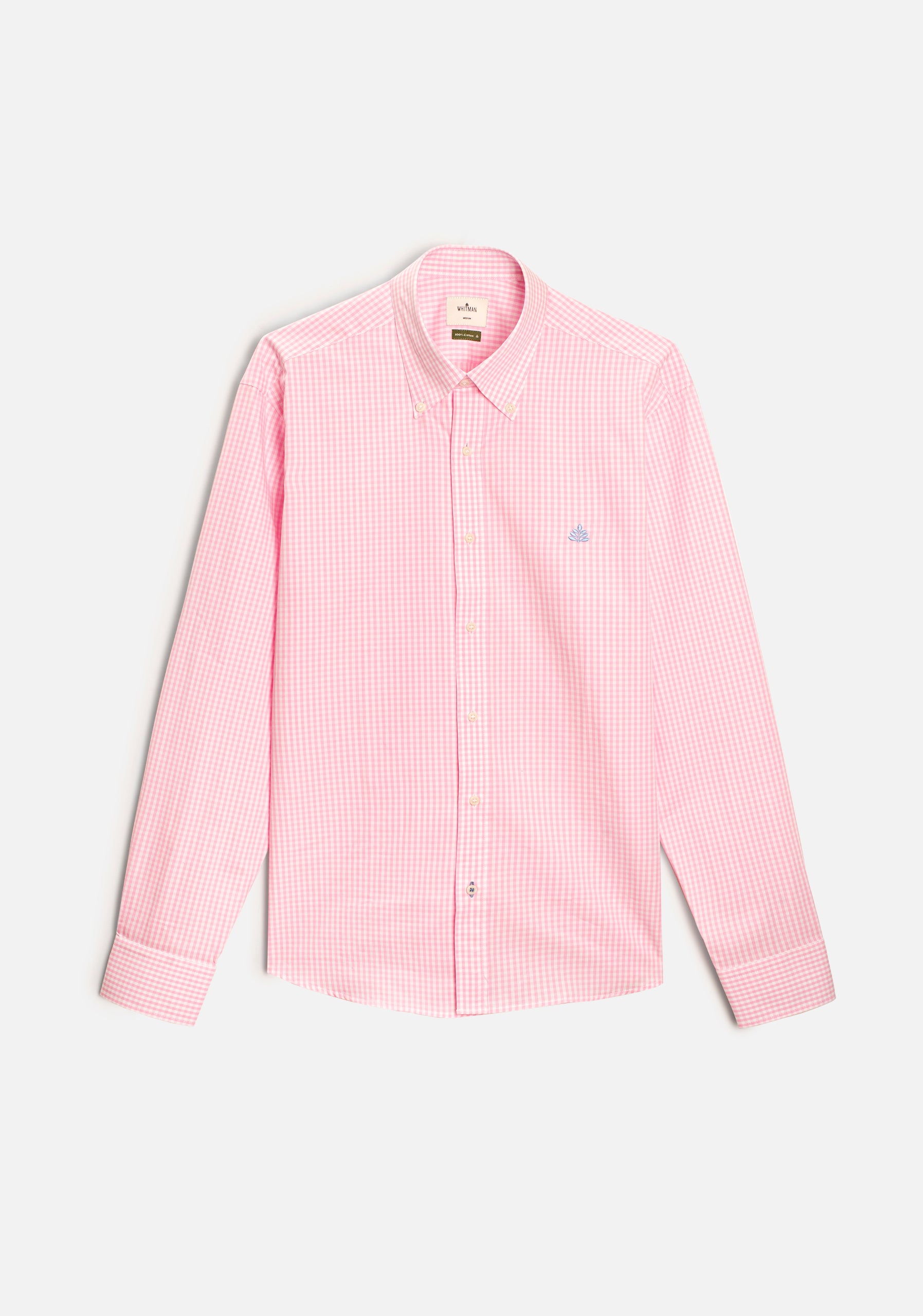 H CBD Shirt Small Checkere Light Pink