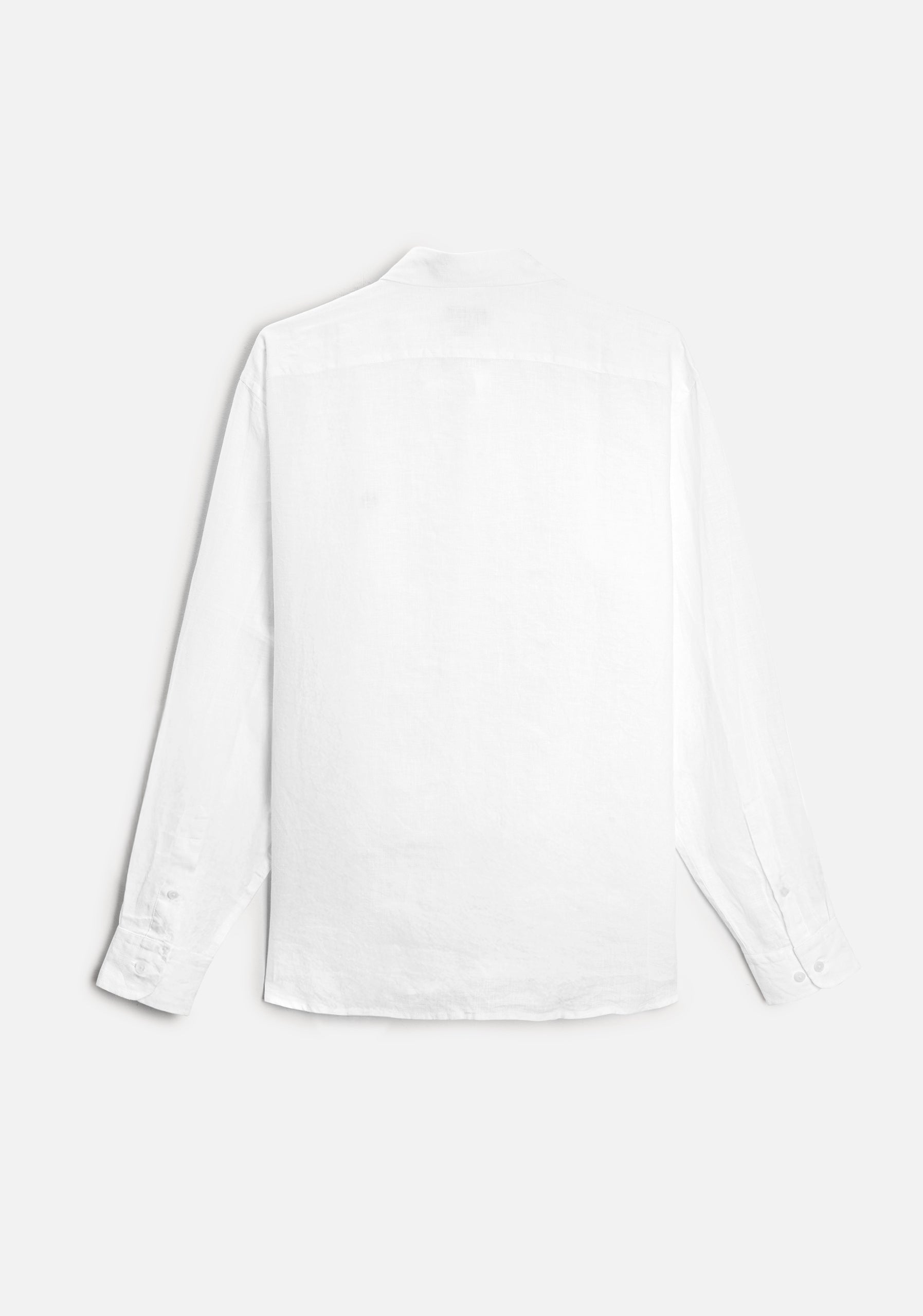 CBD Linen Shirt L-Atn White