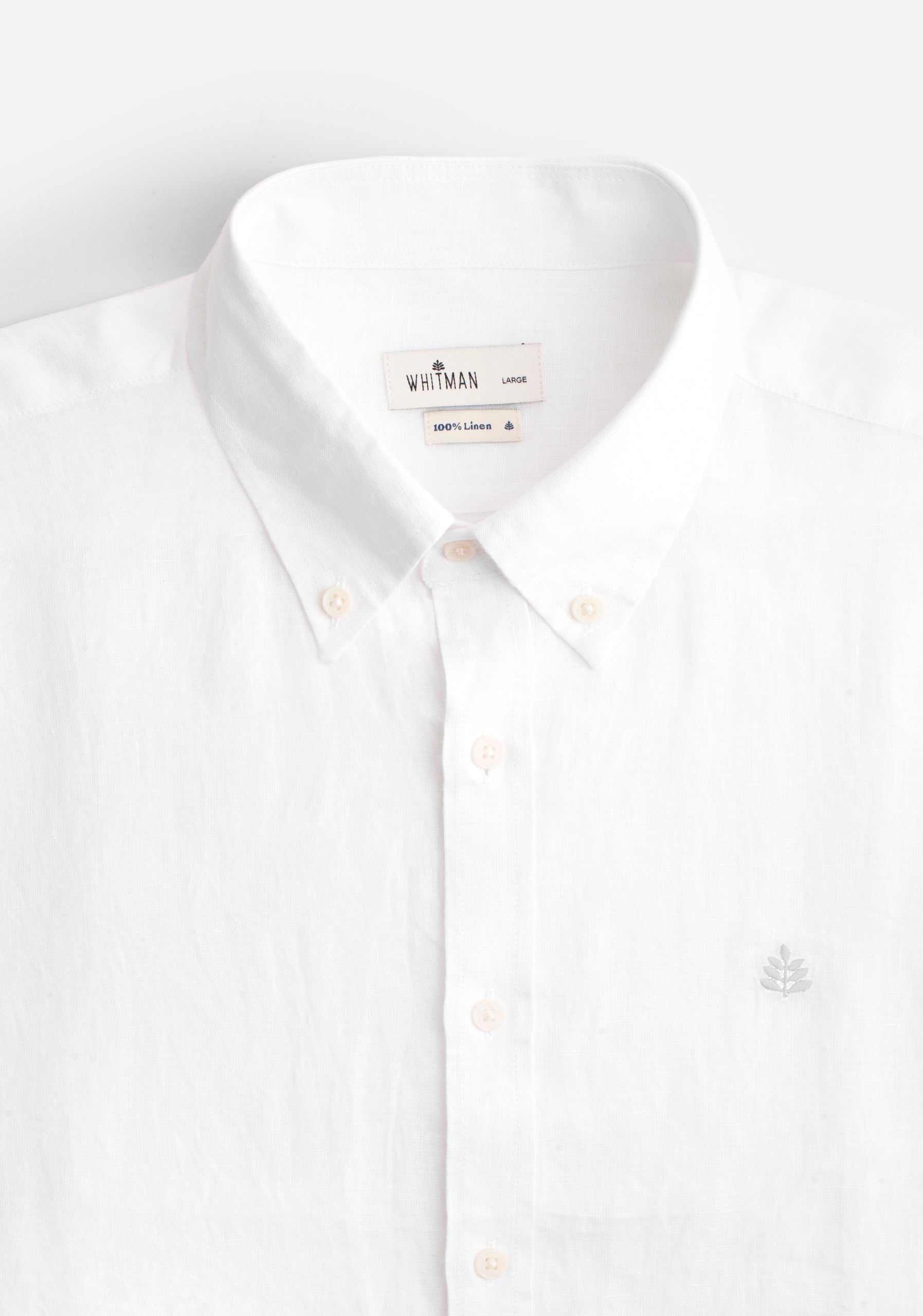 CBD Linen Shirt L-Atn White