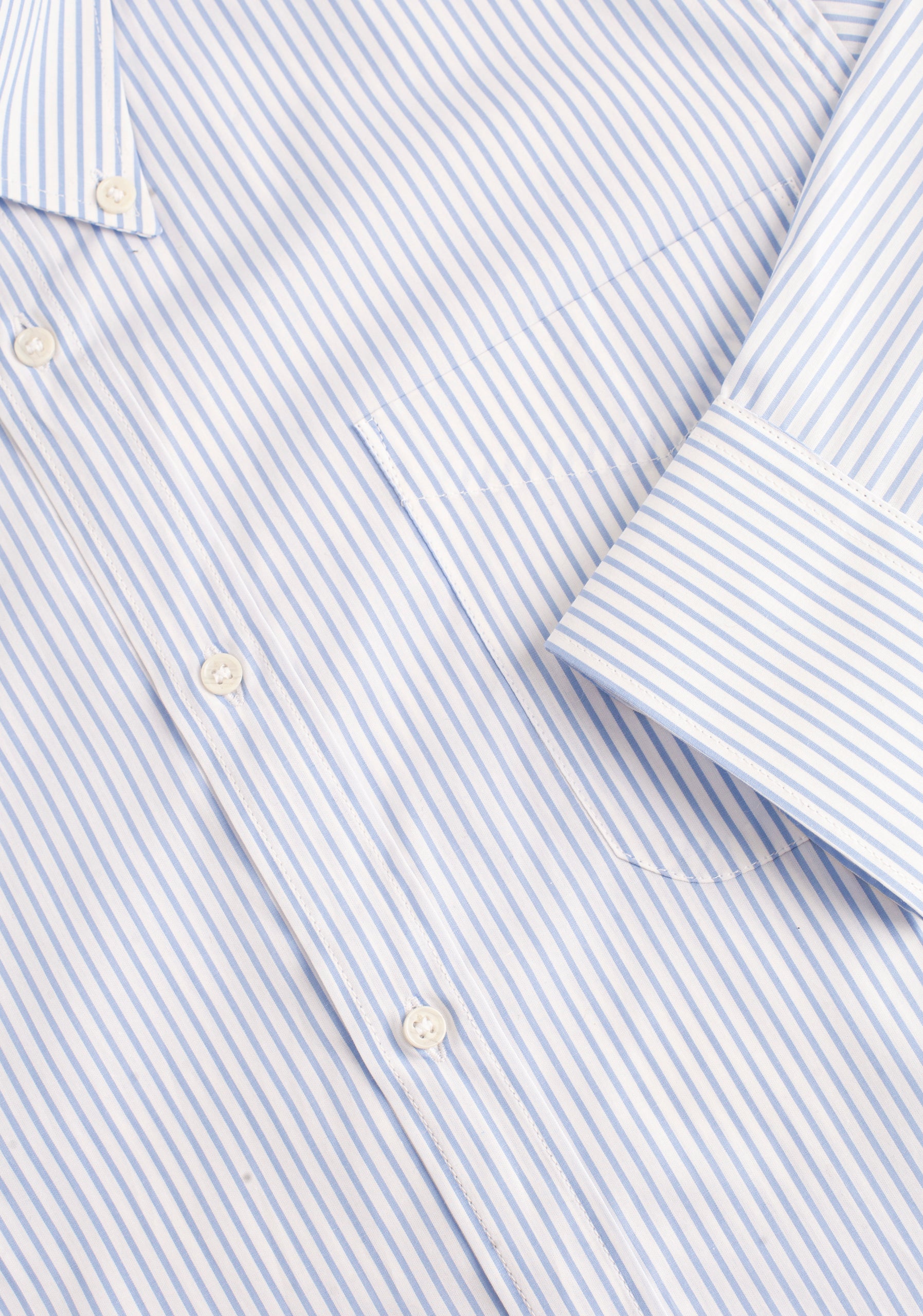 H CBD Light Blue Striped Shirt