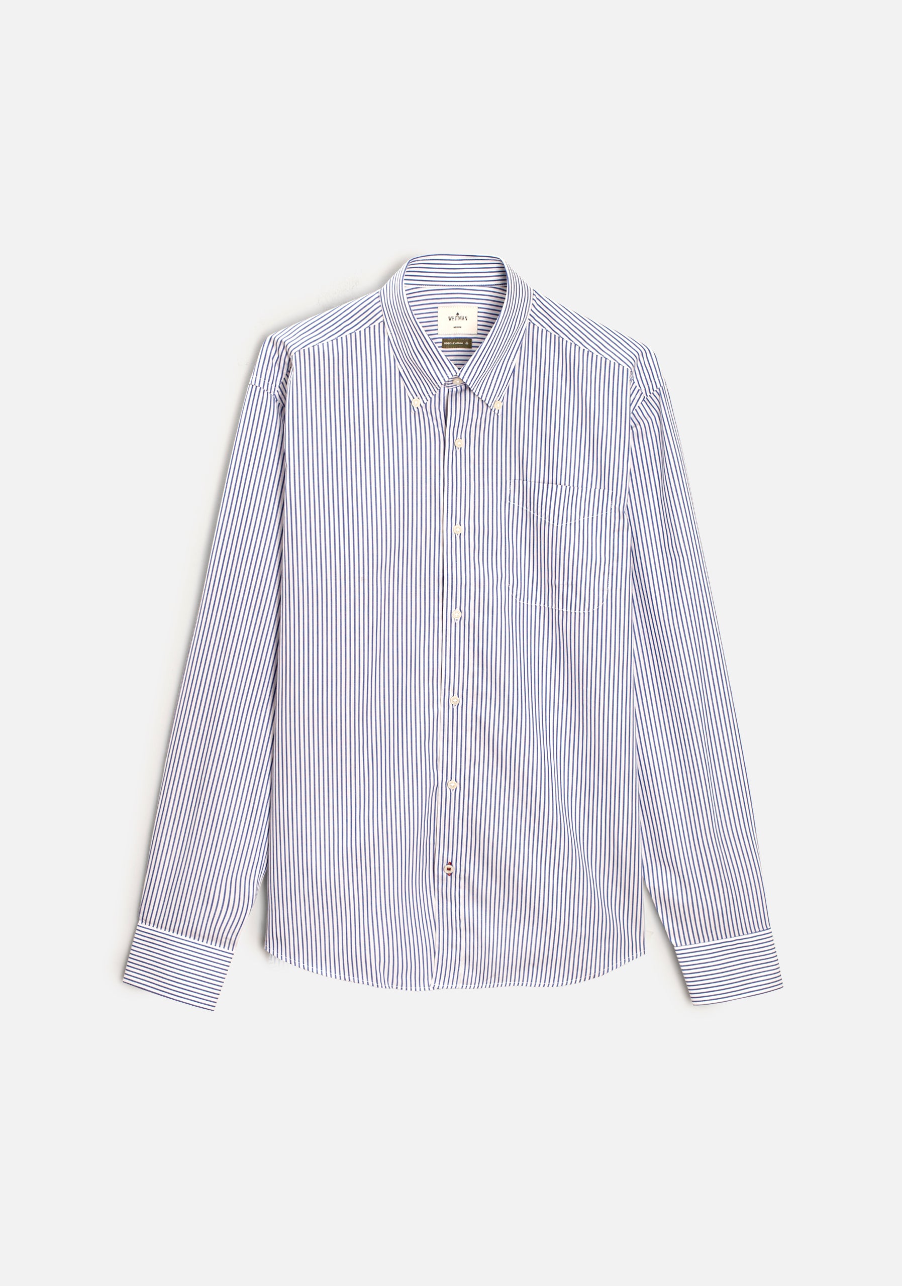 H CBD Dark Blue Striped Shirt