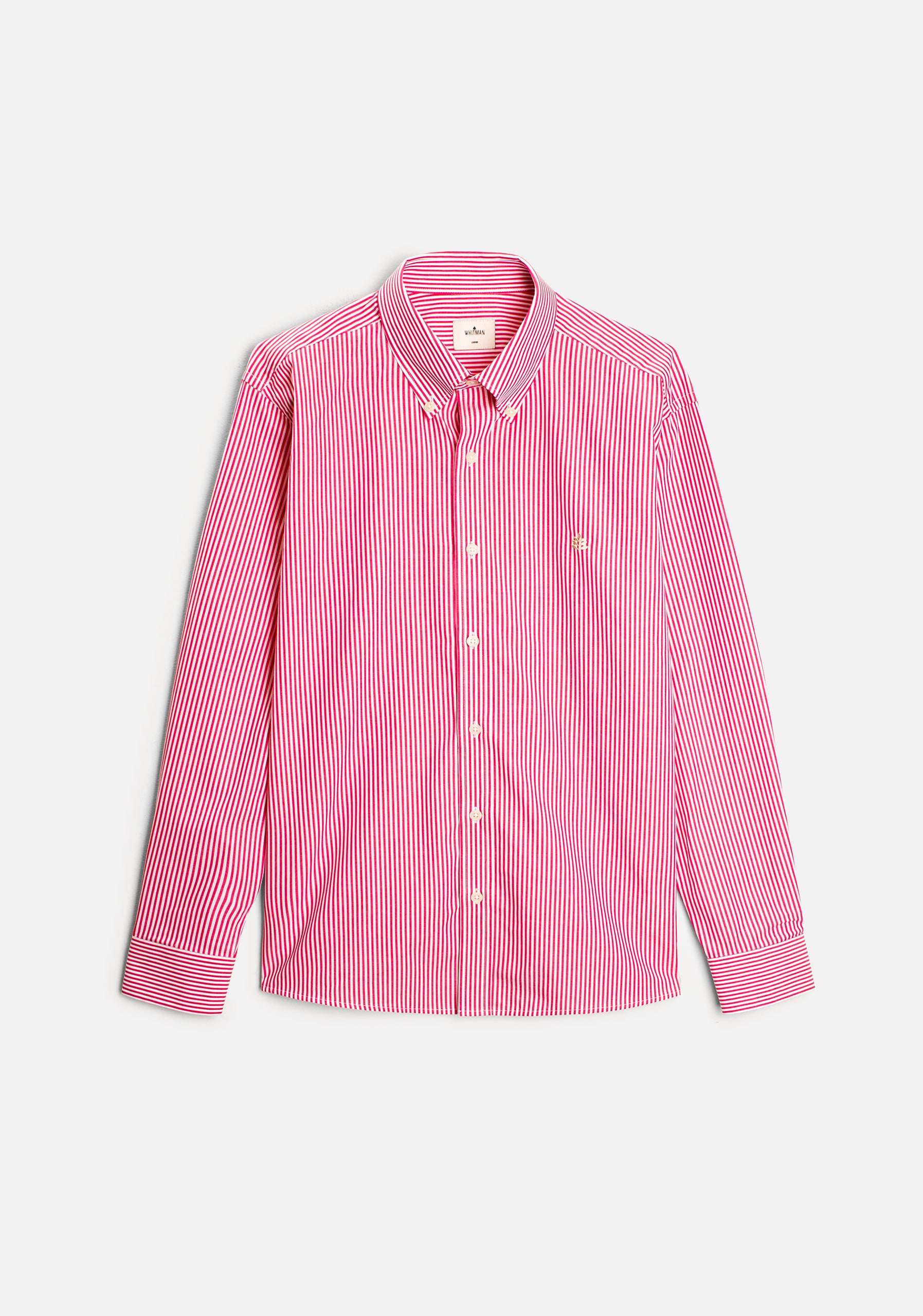 H CBD Striped Shirt Medium L-Hue Fuchsia