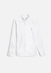H CBD Solid Color Shirt L-Azu White