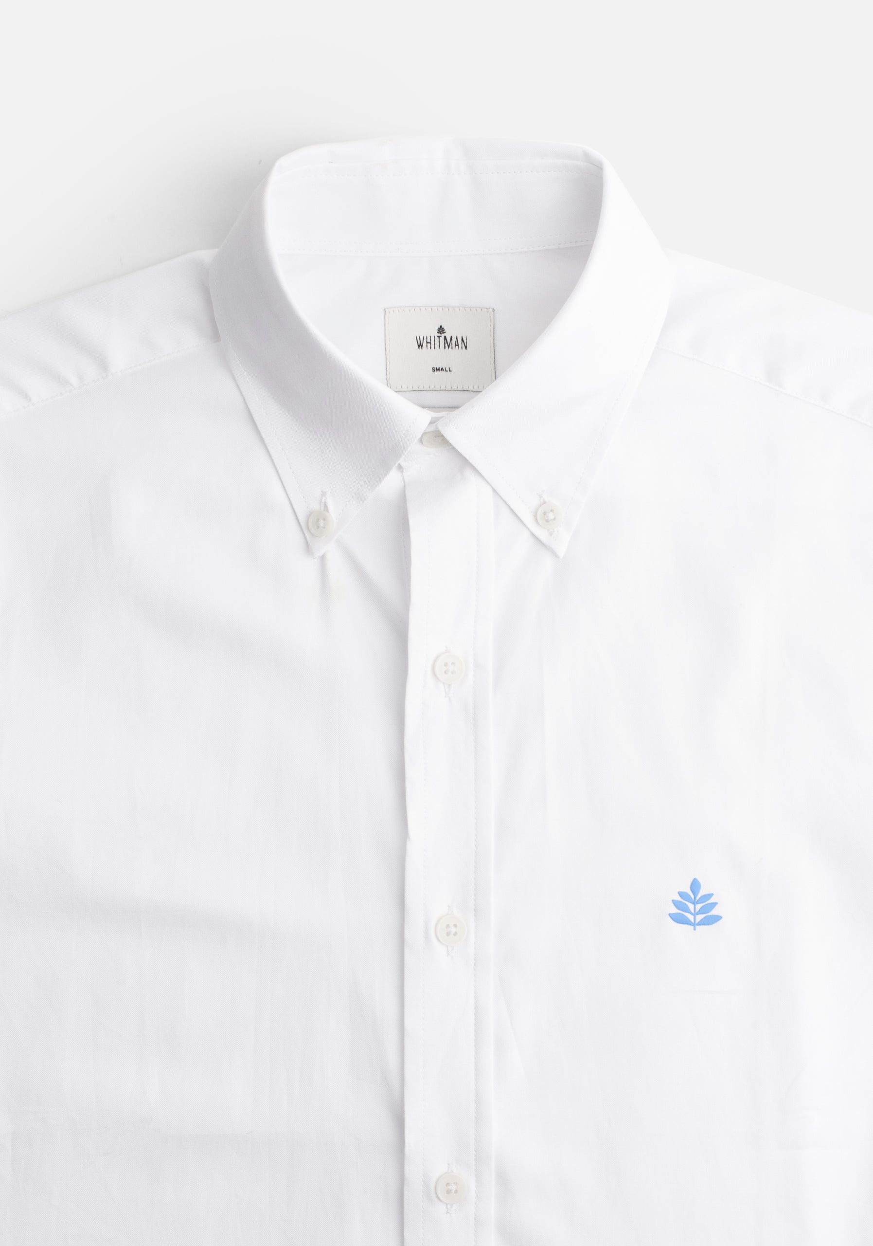 H CBD Solid Color Shirt L-Azu White