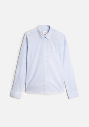 H CBD Checkered Shirt Medium L-Atn Light Blue