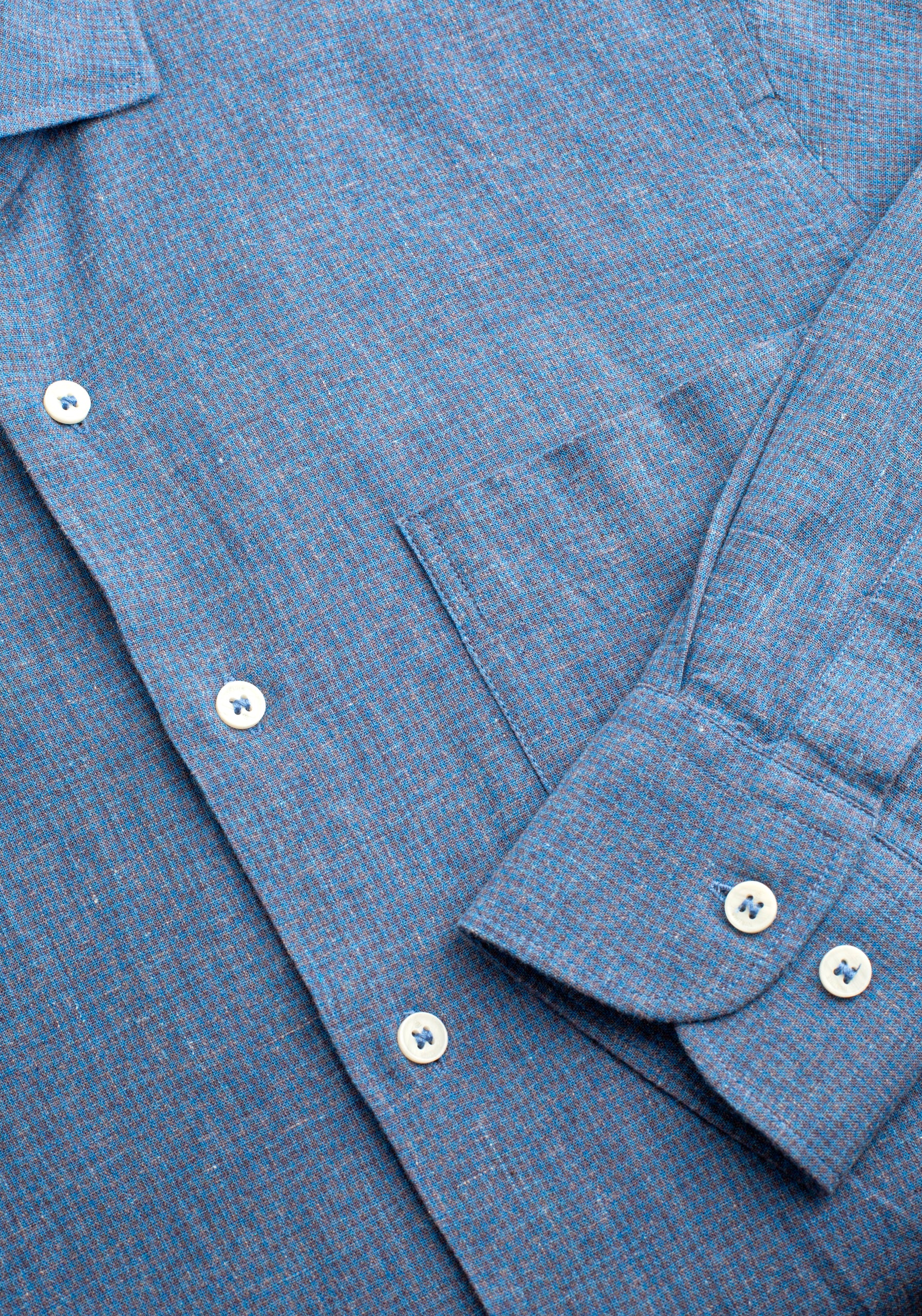 Shirt H CF Felix Plaid Small Blue Medium