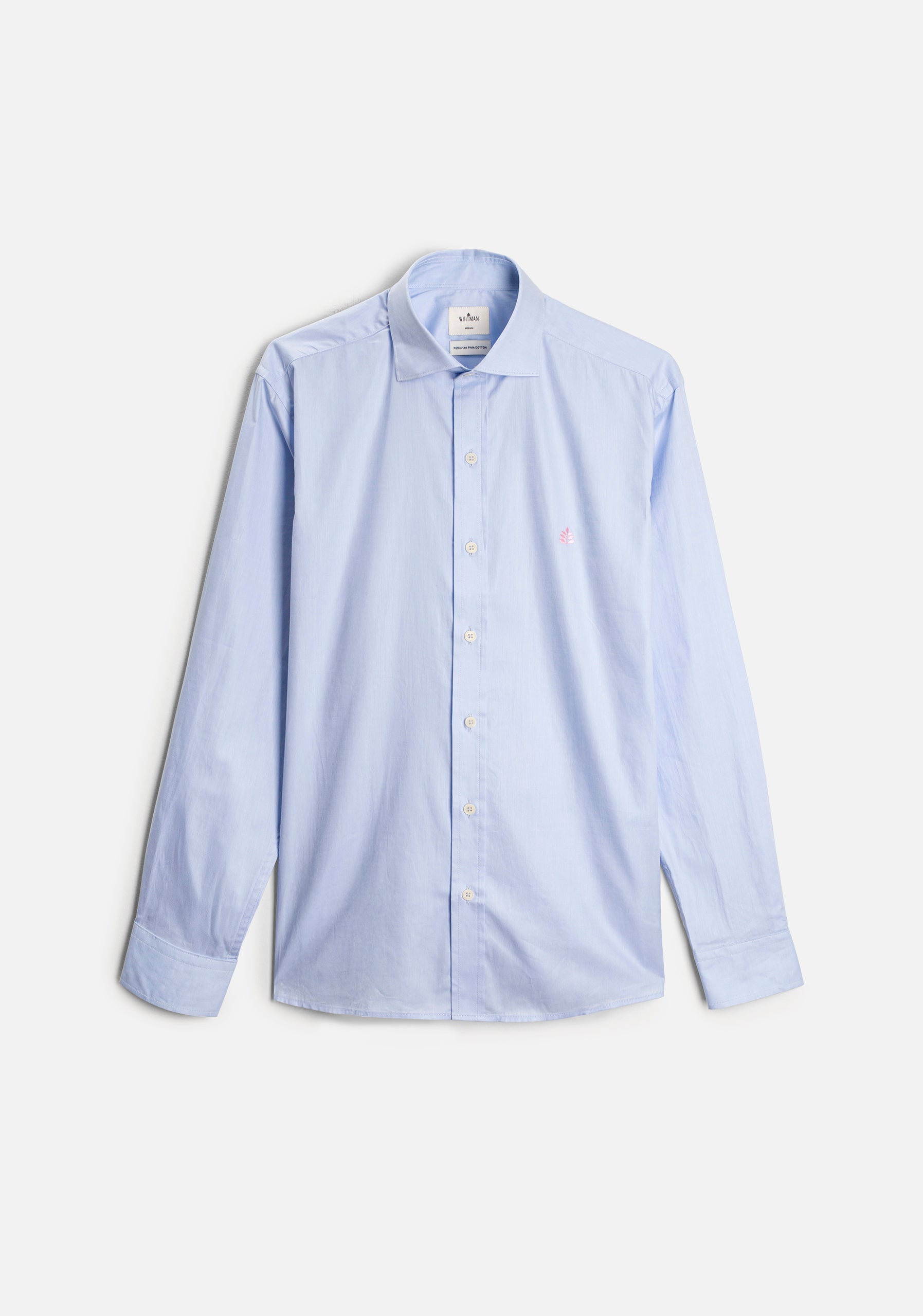 H CF Solid Color Shirt L-Light Blue