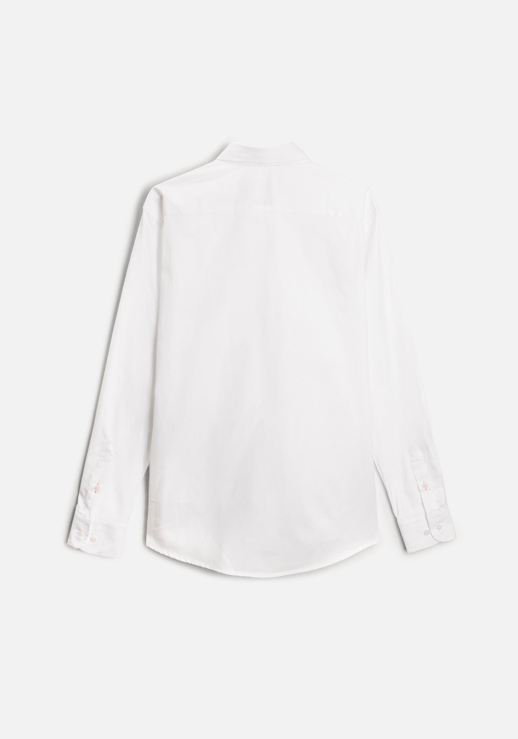 H CF Solid Color Shirt L-Ros White