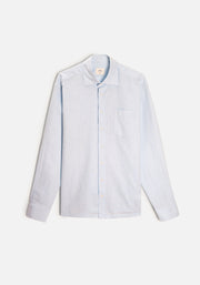 H CI Jamaica Shirt Light Blue Thin Stripes