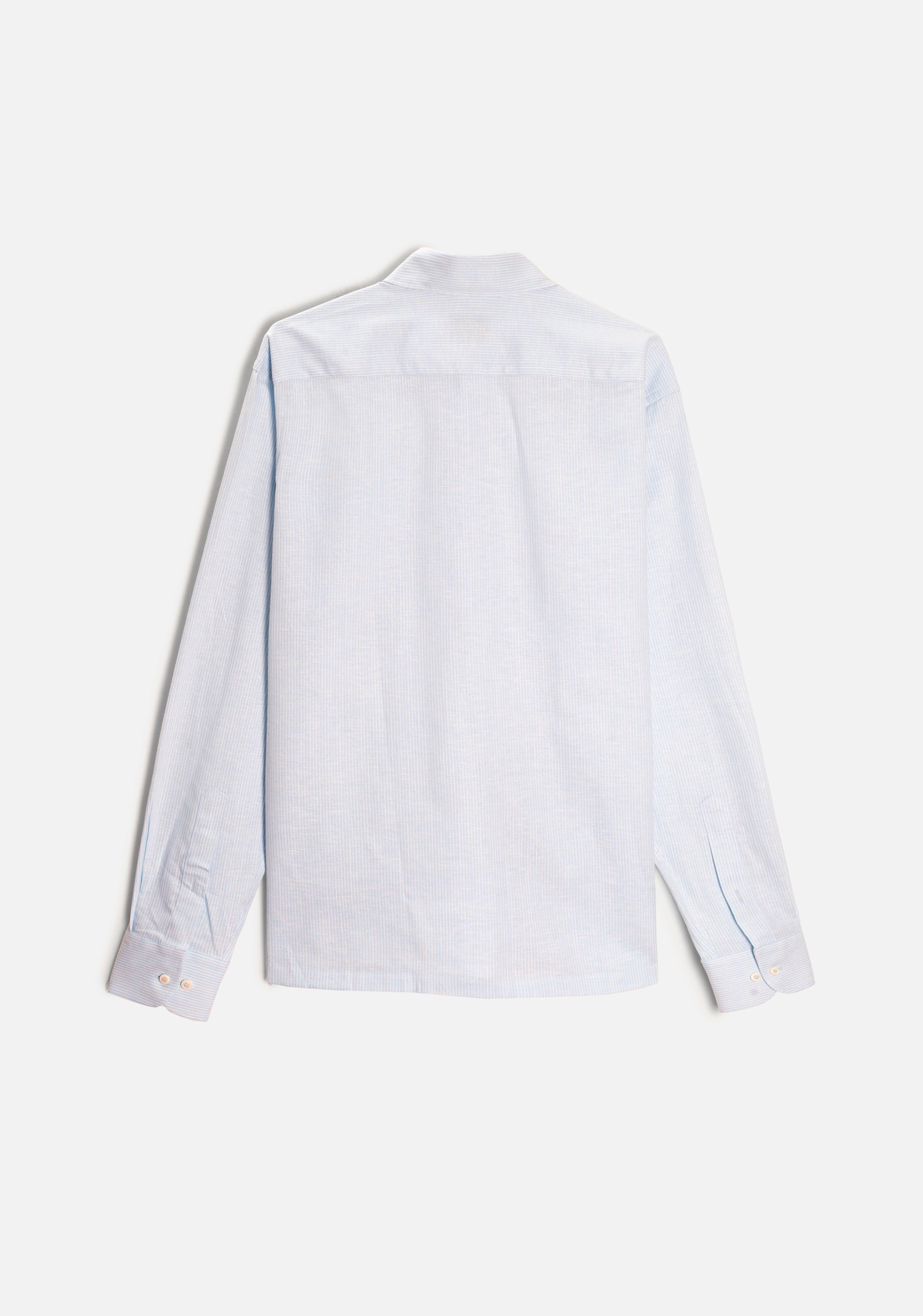 H CI Jamaica Shirt Light Blue Thin Stripes