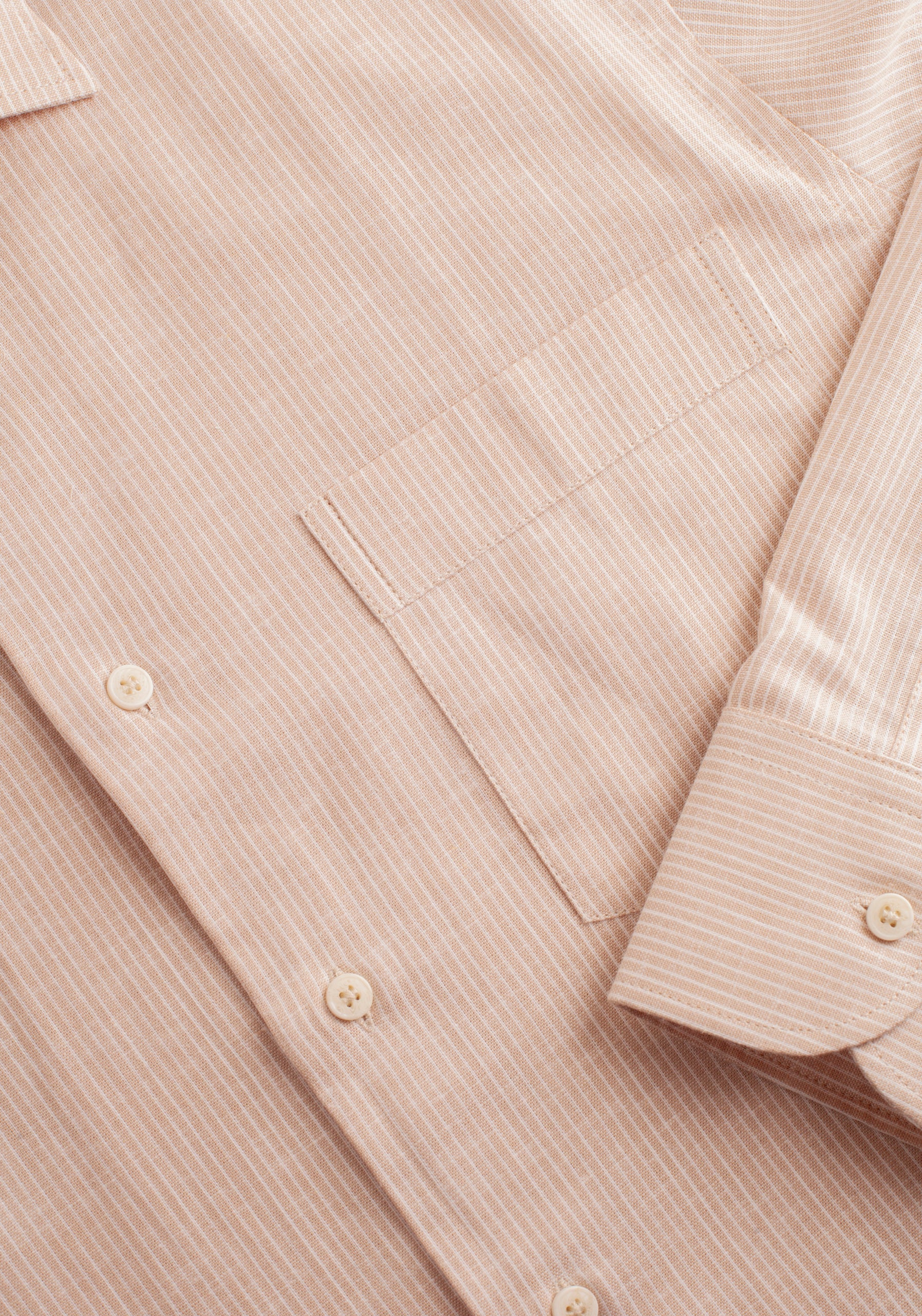 Shirt H CI Jamaica Light Brown Stripes