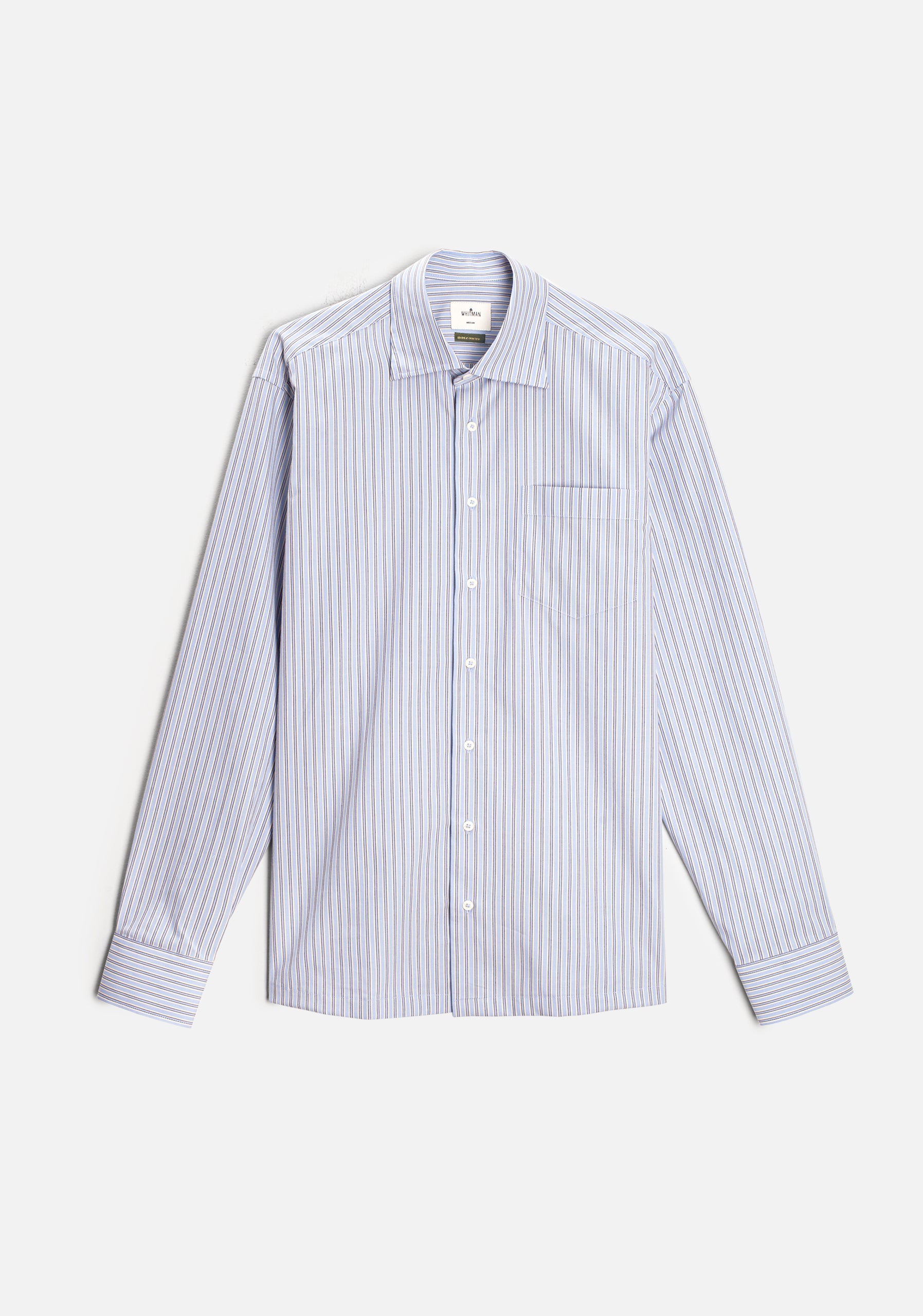 H CI Jamaica Shirt Light Blue Large Stripes