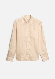 CI Lino Solid Color Flannel Shirt, Avena