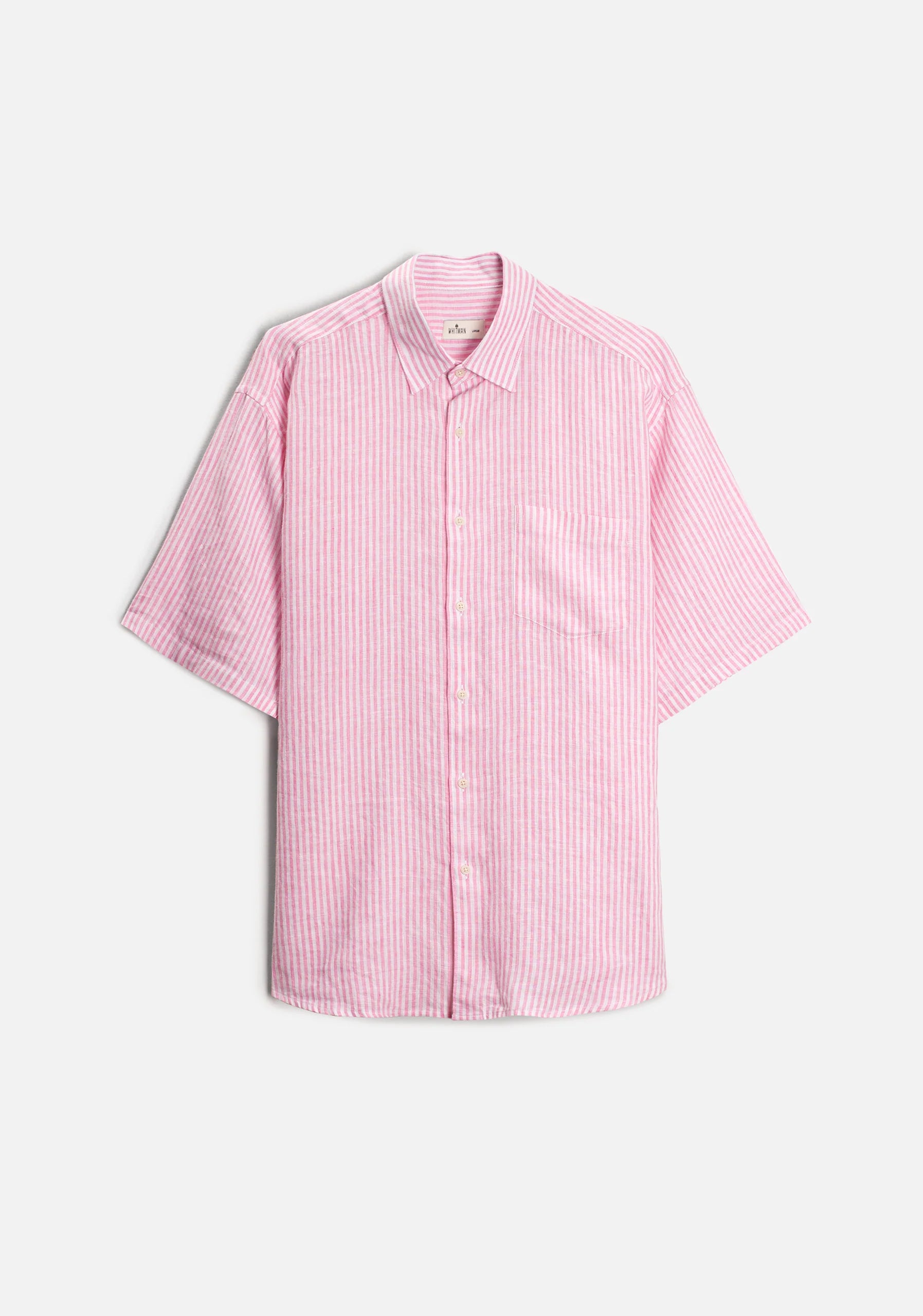 Linen Shirt Cf Harlem Pink Stripes