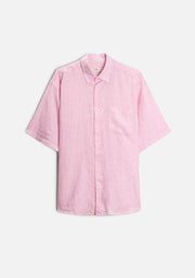 Linen Shirt Cf Harlem Pink Stripes