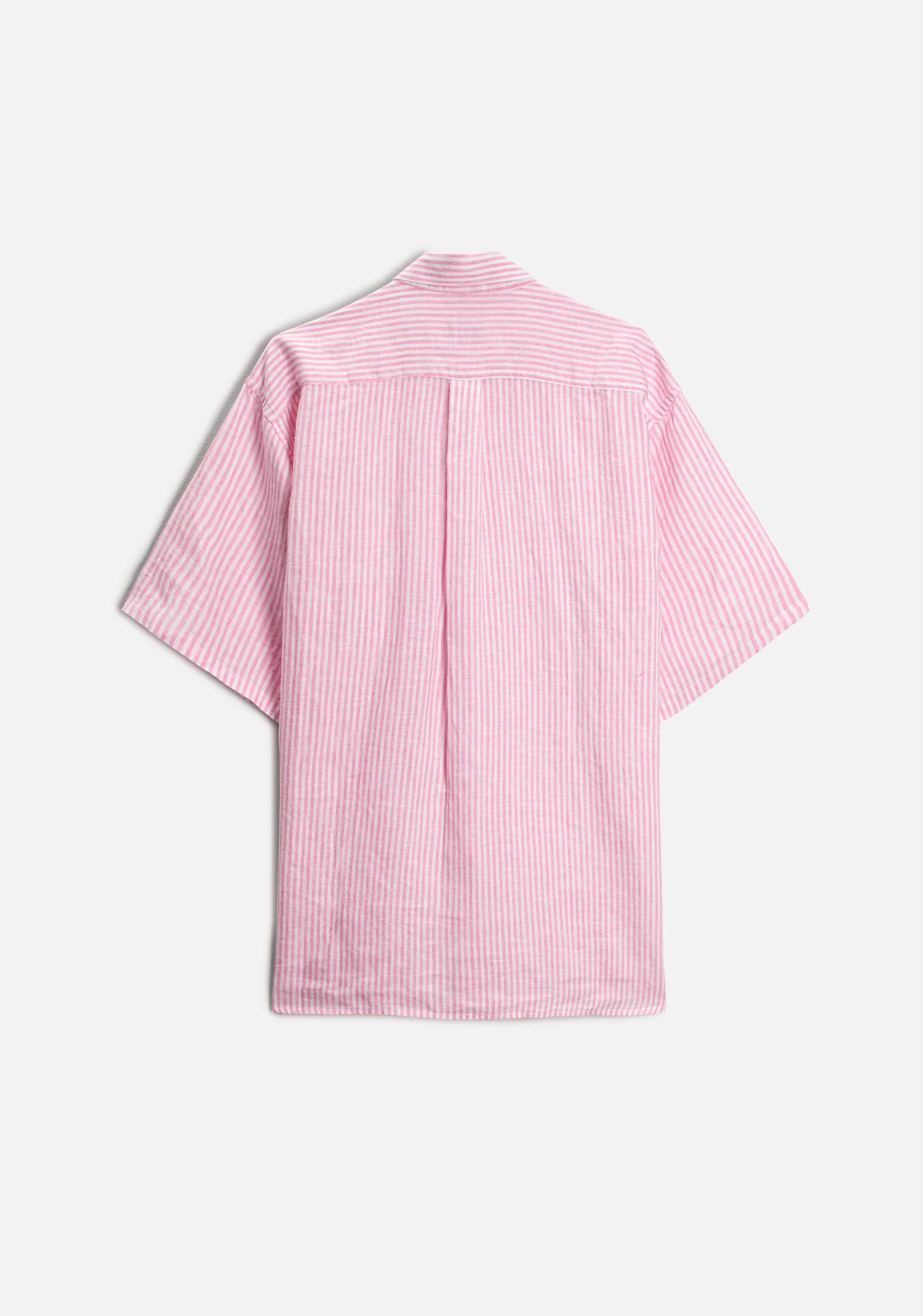 Linen Shirt Cf Harlem Pink Stripes