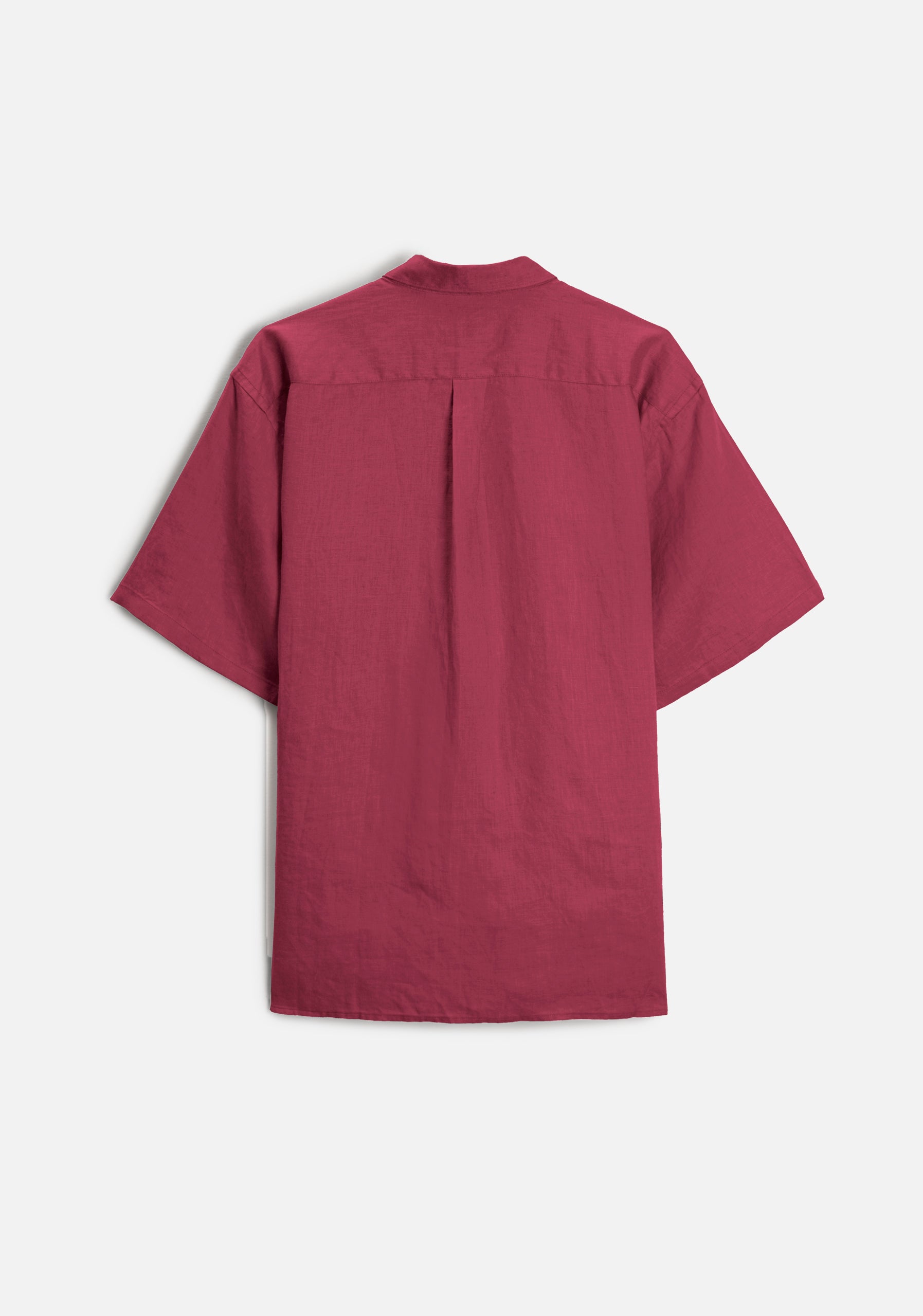 Shirt H Harlem Linen APL. Bord. Red Wine