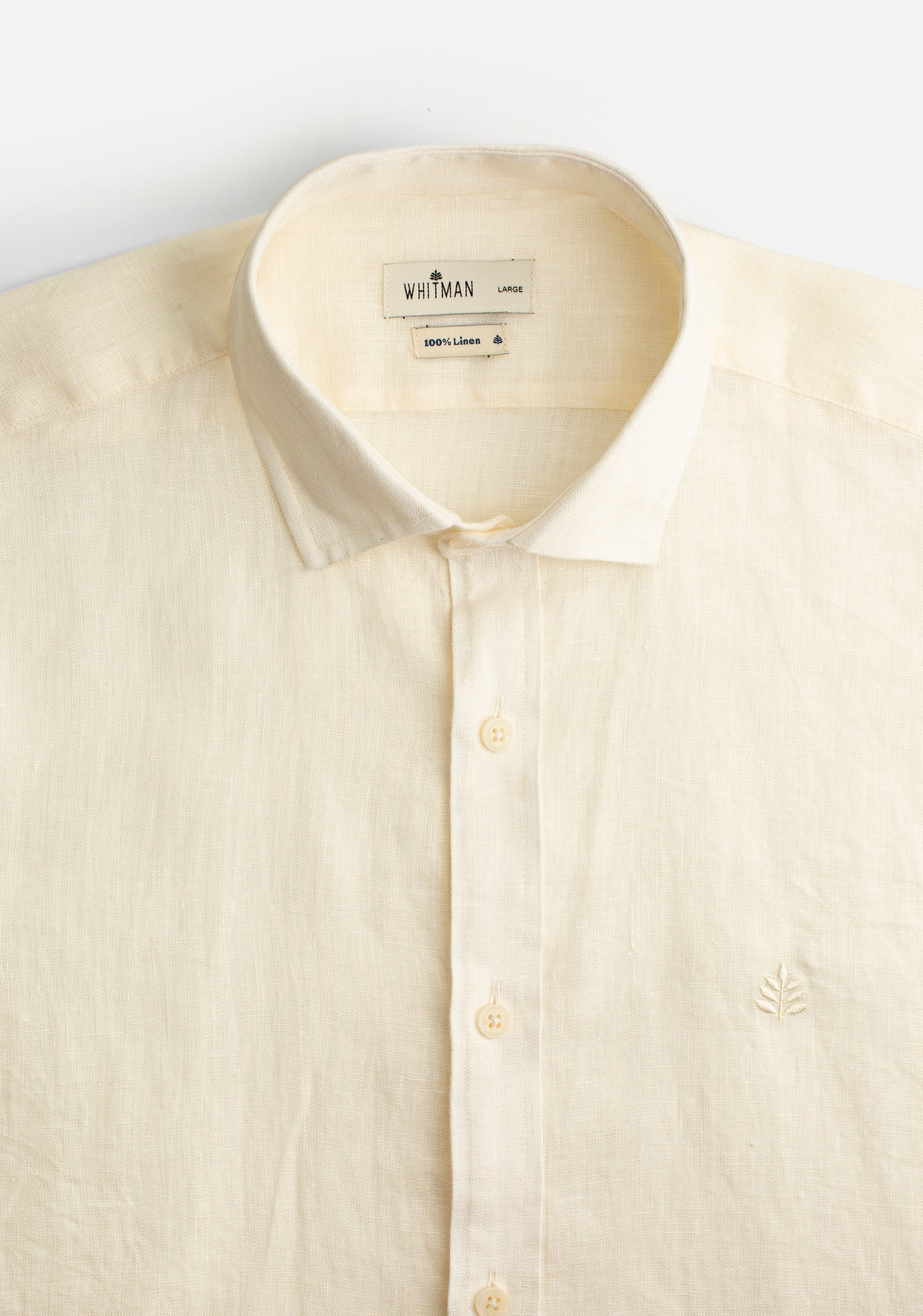 Linen Shirt CF Ivory L-Atn