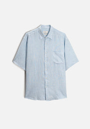 Linen Shirt Cf Harlem Light Blue