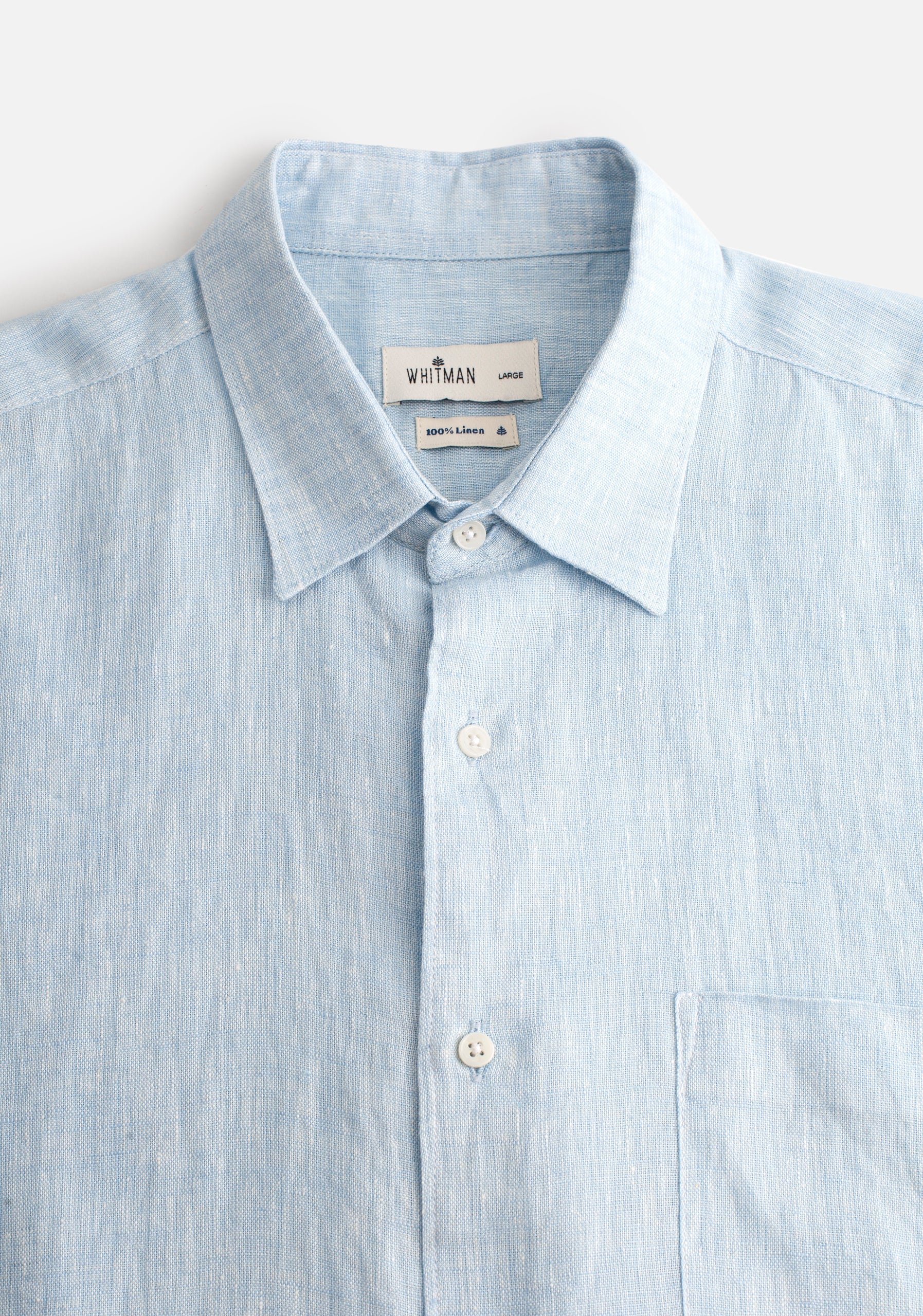 Linen Shirt Cf Harlem Light Blue