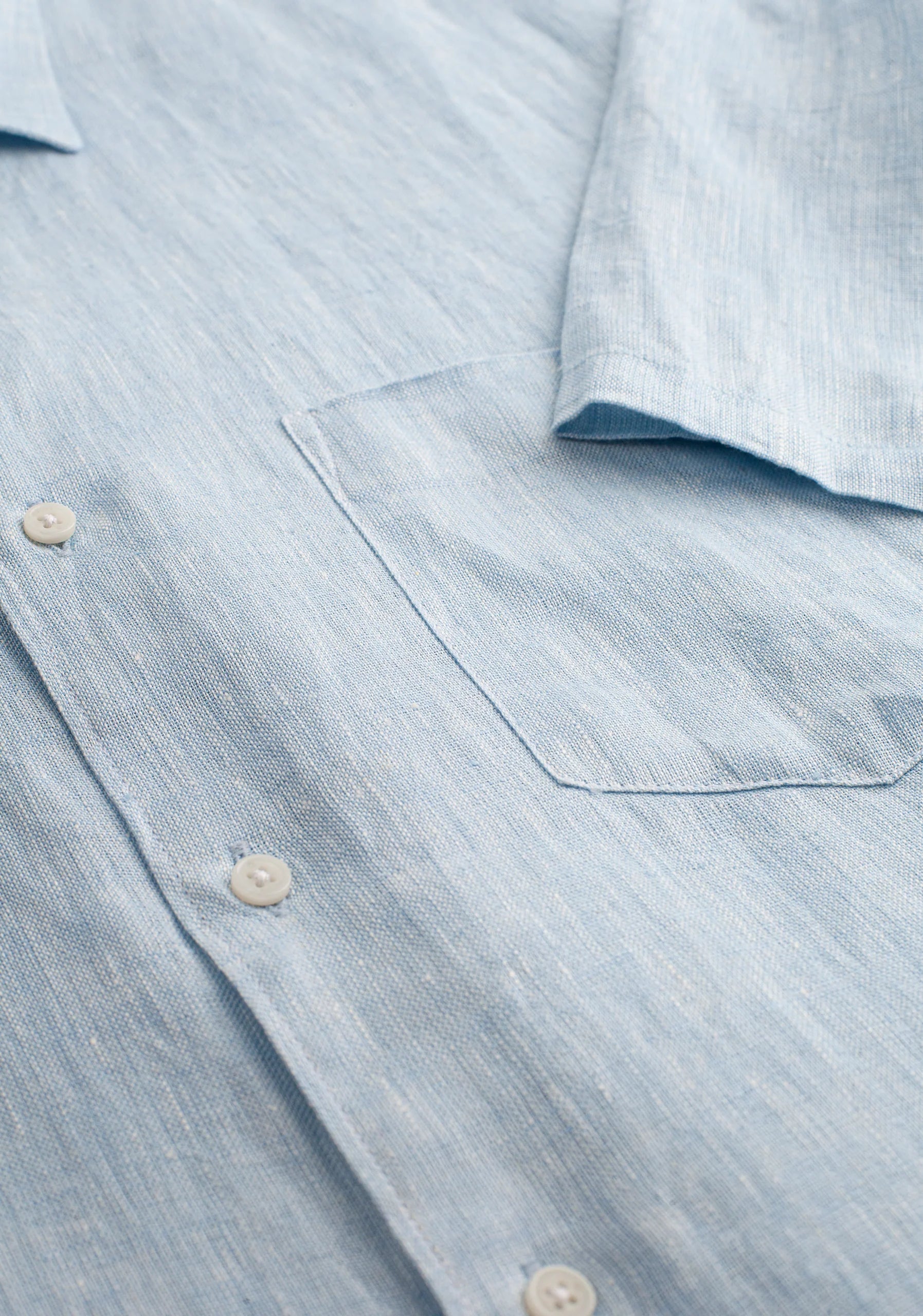 Linen Shirt Cf Harlem Light Blue